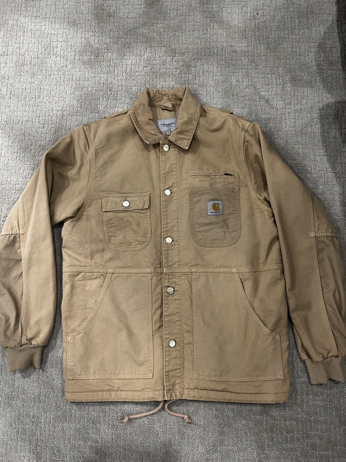 image of Carhartt Wip Jacket in Beige, Men's (Size Small)