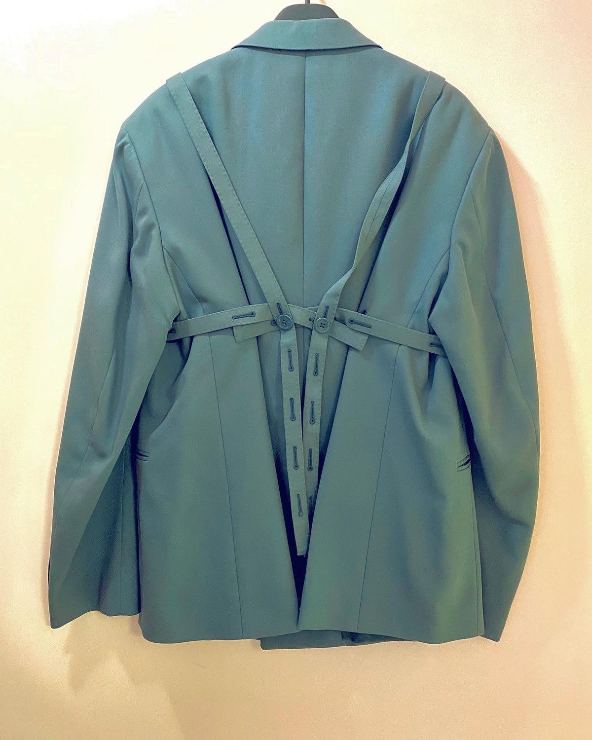 Louis Vuitton Louis Vuitton 2020 blue cross strapped blazer jacket 48 Size 48R - 5 Thumbnail