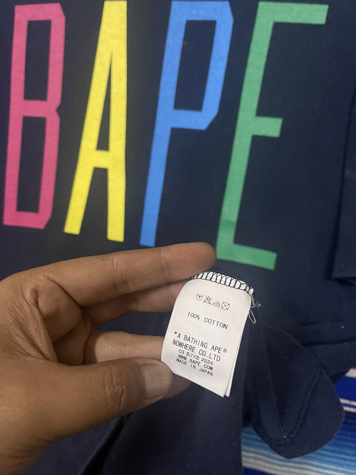 Bape × Nigo 2007 BAPE MULTI COLOR TEE Size US L / EU 52-54 / 3 - 8 Thumbnail