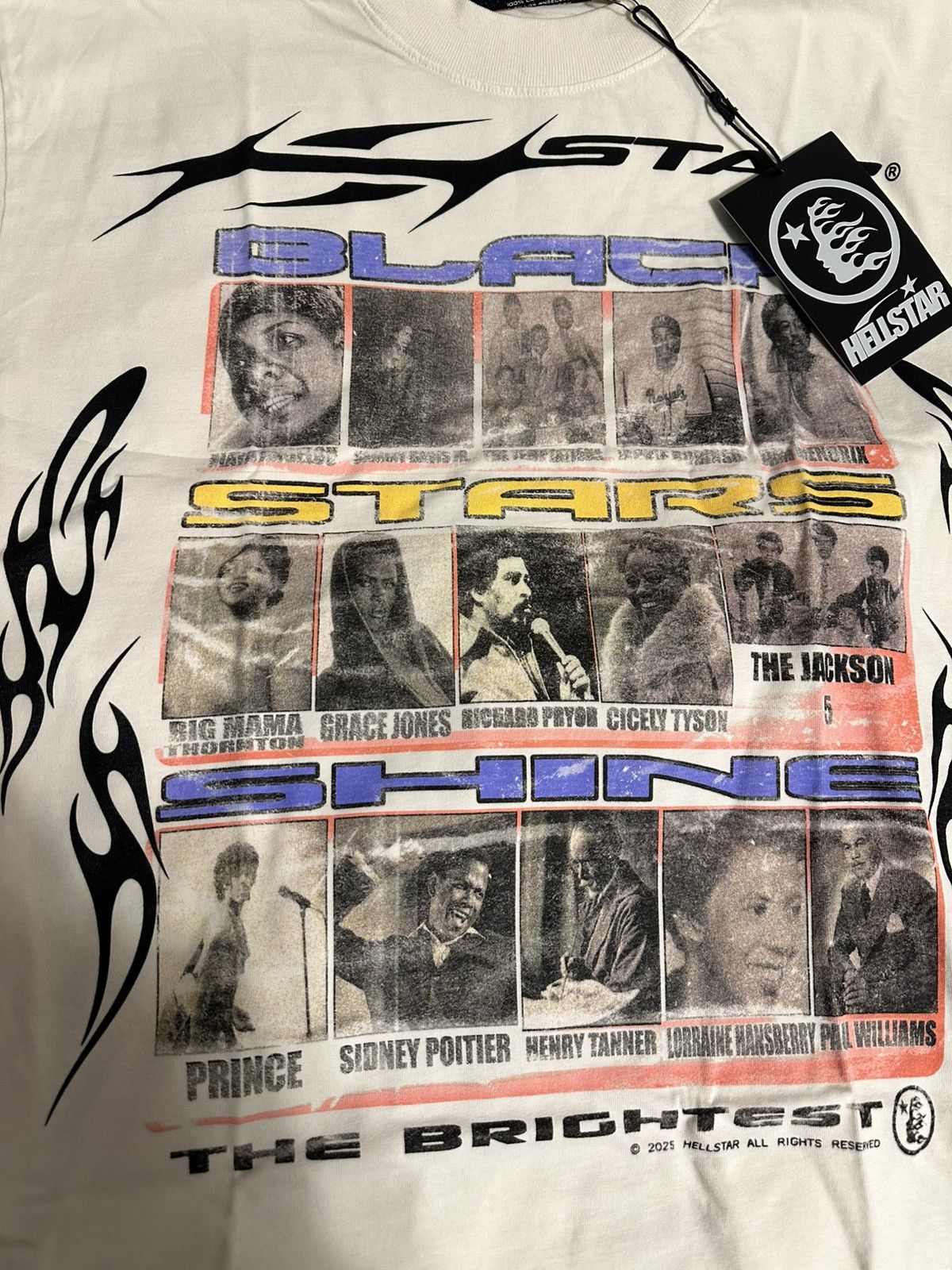 HELLSTAR Hellstar Black Stars T-Shirt Size US M / EU 48-50 / 2 - 2 Thumbnail