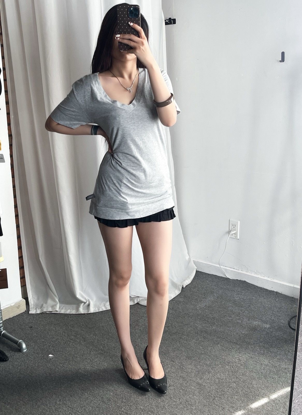 Masaki Matsushima Masaki Matsushima v-neck long shirt / dress Size ONE SIZE - 3 Thumbnail