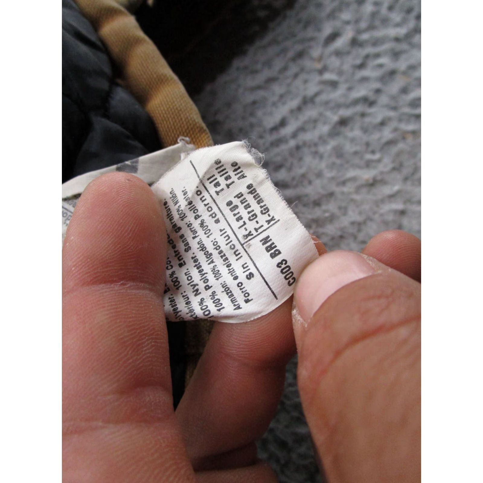 Carhartt VINTAGE Carhartt C003 Duck Quilted Lined Coat Jacket USA Made Size XLT Men Jacket Carhartt Brown Duck Quilted USA C003 XLT Men Size US XL / EU 56 / 4 - 6 Thumbnail