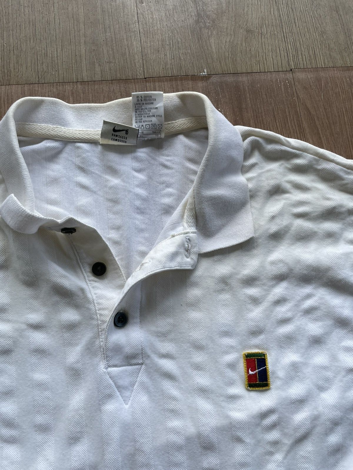 Nike × Vintage Vintage Nike polo shirt Size US XL / EU 56 / 4 - 2 Thumbnail