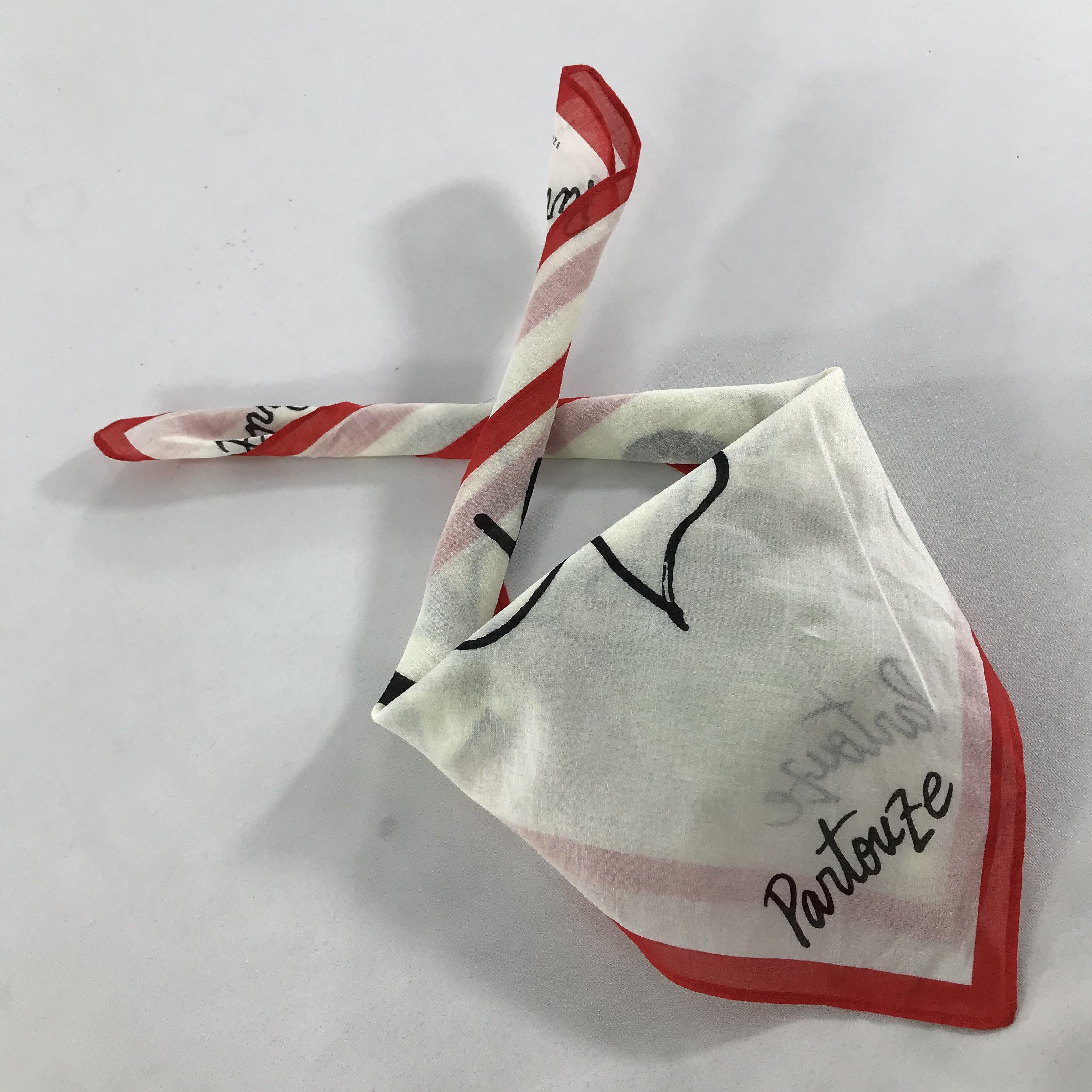 Vintage Partouze Bandana / Handkerchief / Neckerchief - S1730 Size ONE SIZE - 5 Thumbnail