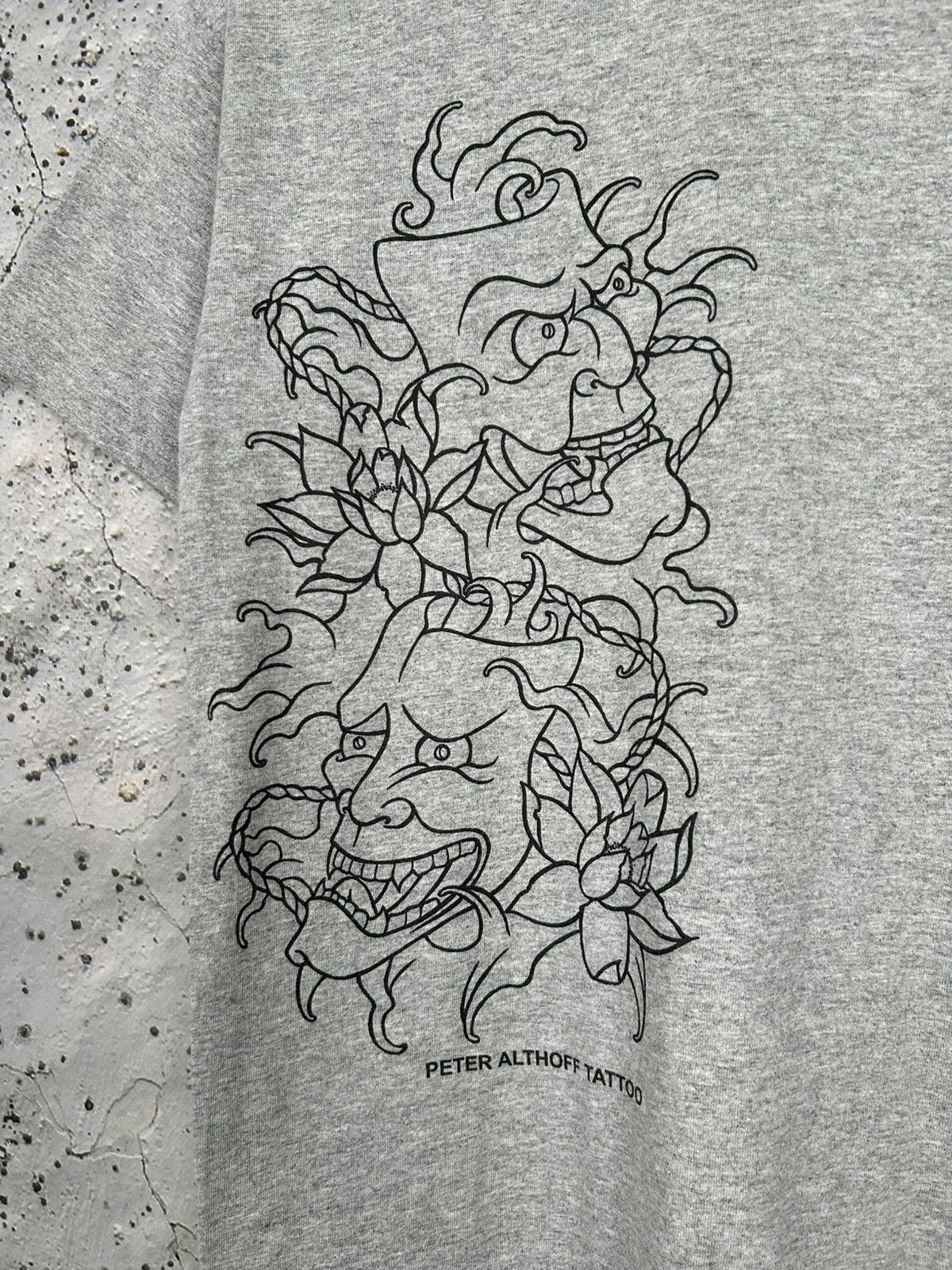 Vintage Vintage Peter Althoff Tattoo Graphic Tee Streetwear Grunge Size US S / EU 44-46 / 1 - 3 Thumbnail