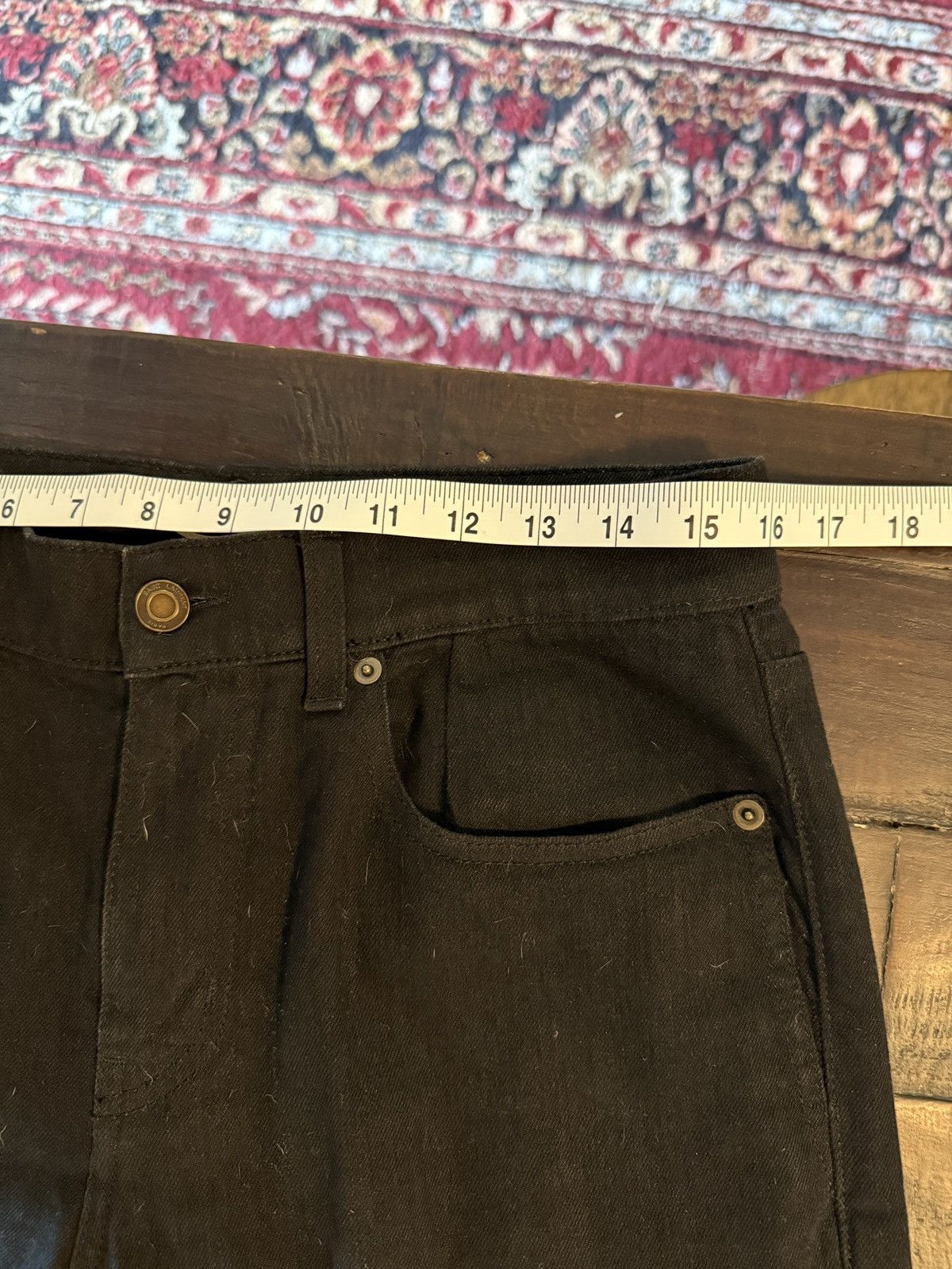 Saint Laurent Paris Saint Laurent D02 Black Jeans Size US 31 - 4 Thumbnail