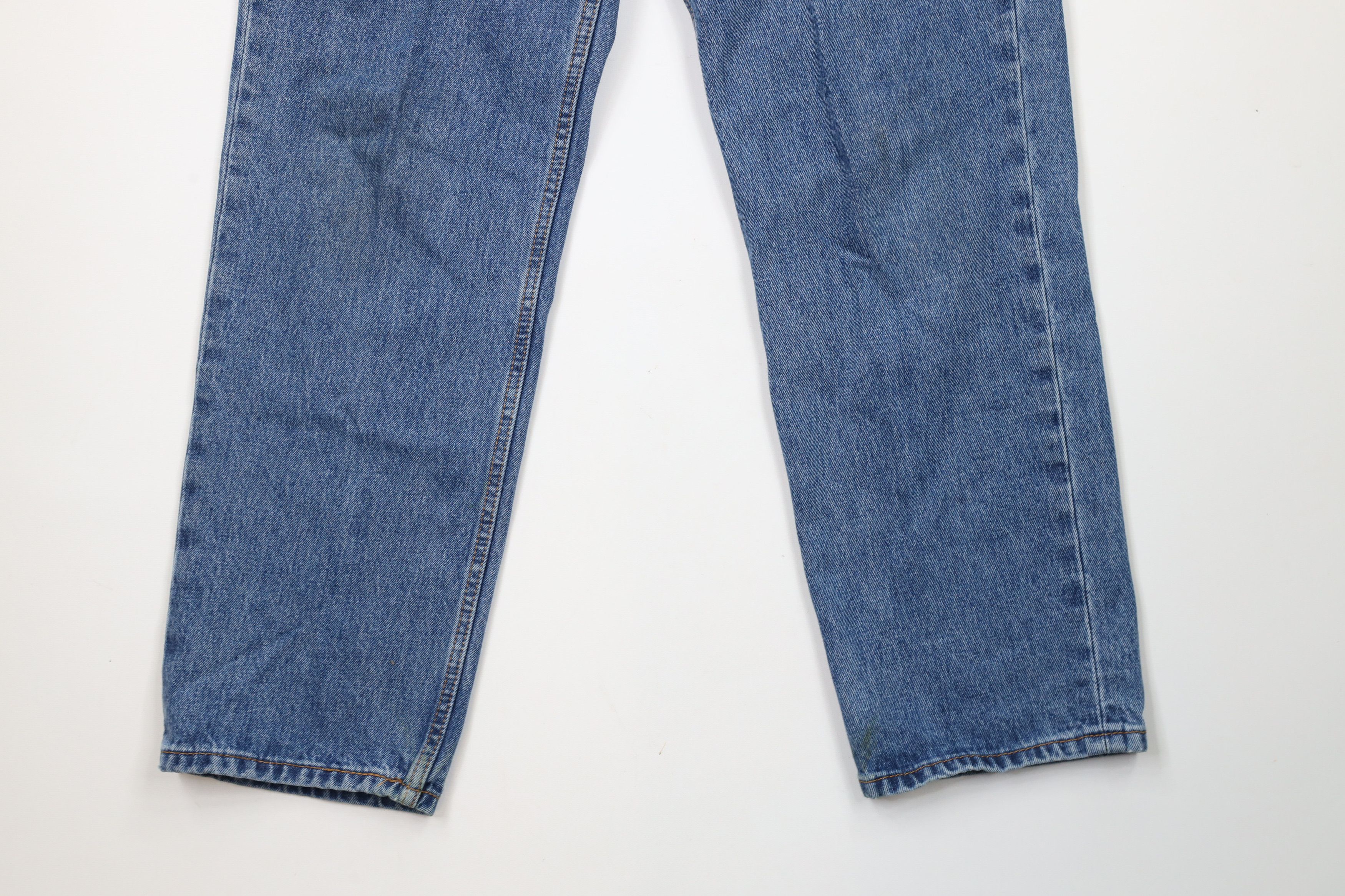 Levi's × Vintage Vintage Y2K Levis 550 Relaxed Baggy Fit Denim Jeans Blue Size US 31 - 4 Thumbnail