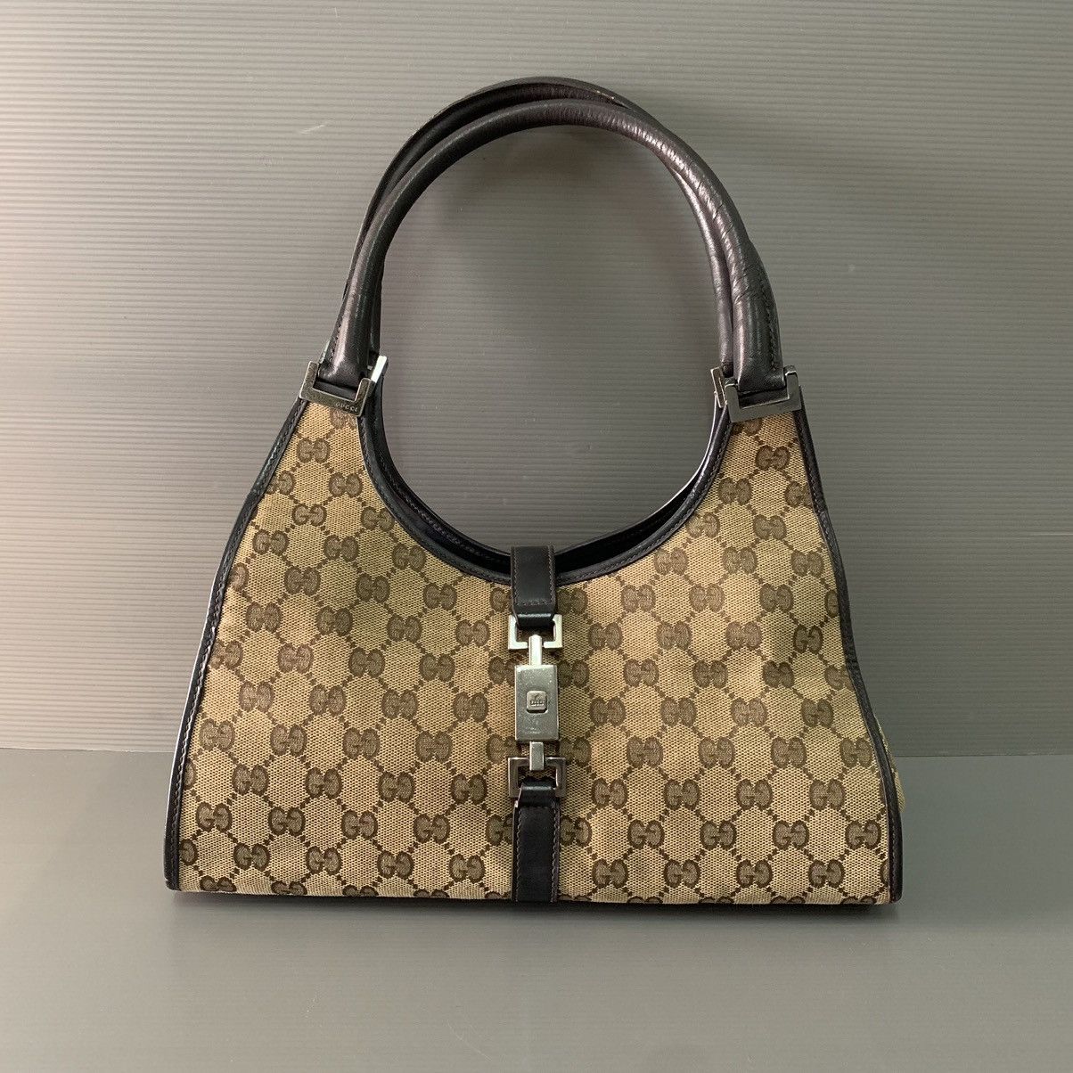 Gucci Gucci Jackie Monogram Hobo Bag Size ONE SIZE - 13 Thumbnail