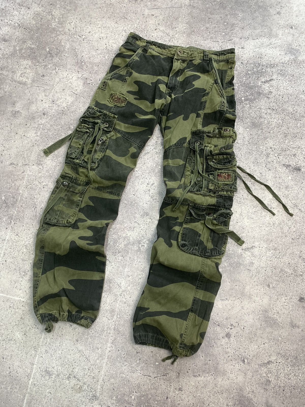 Japanese Brand × Vintage Vintage Junya Watanabe Balenciaga Style Bondage Cargo Pants Size US 32 / EU 48 - 10 Thumbnail