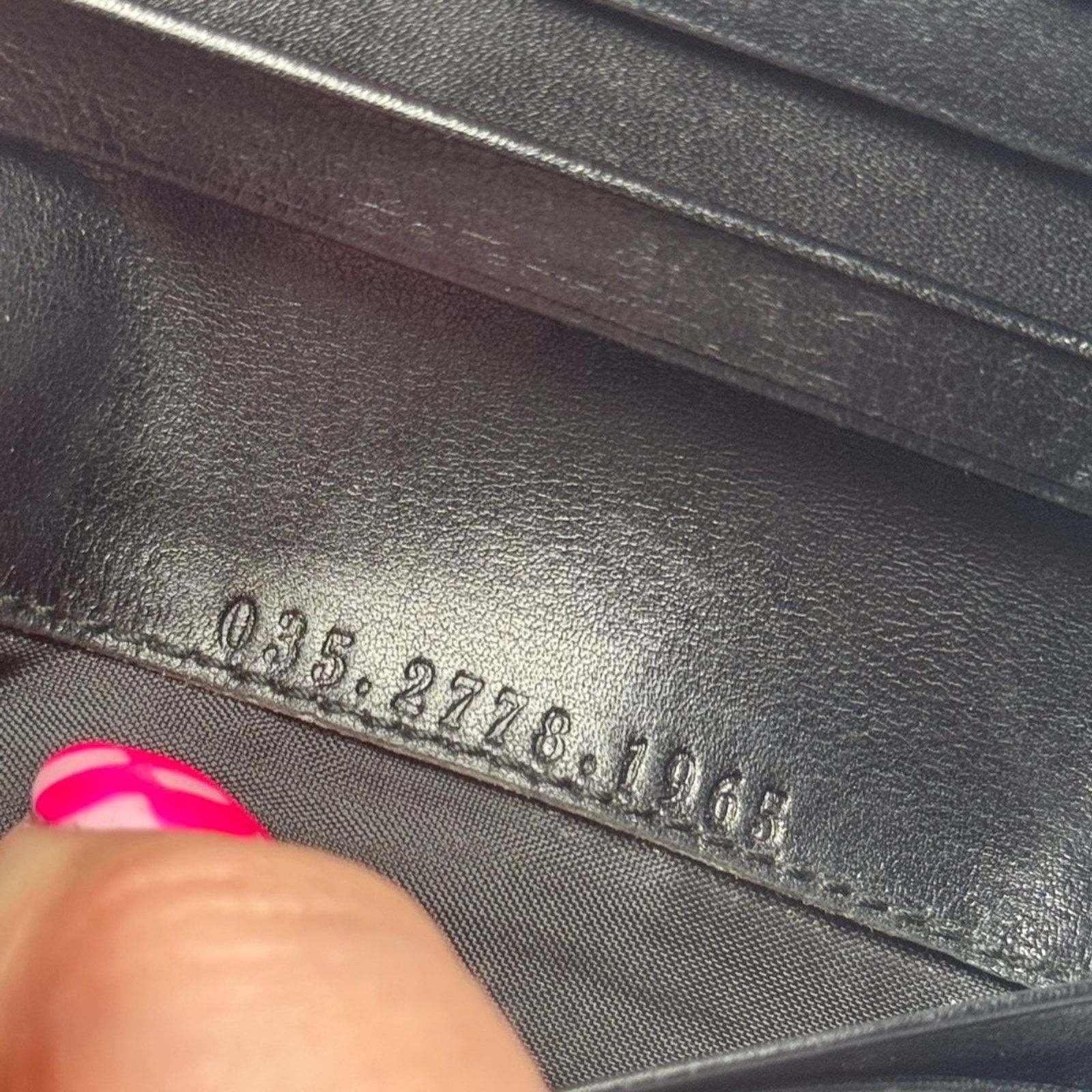 Gucci Gucci Vintage Black Smooth Leather Bifold Wallet Fair Size ONE SIZE - 4 Thumbnail