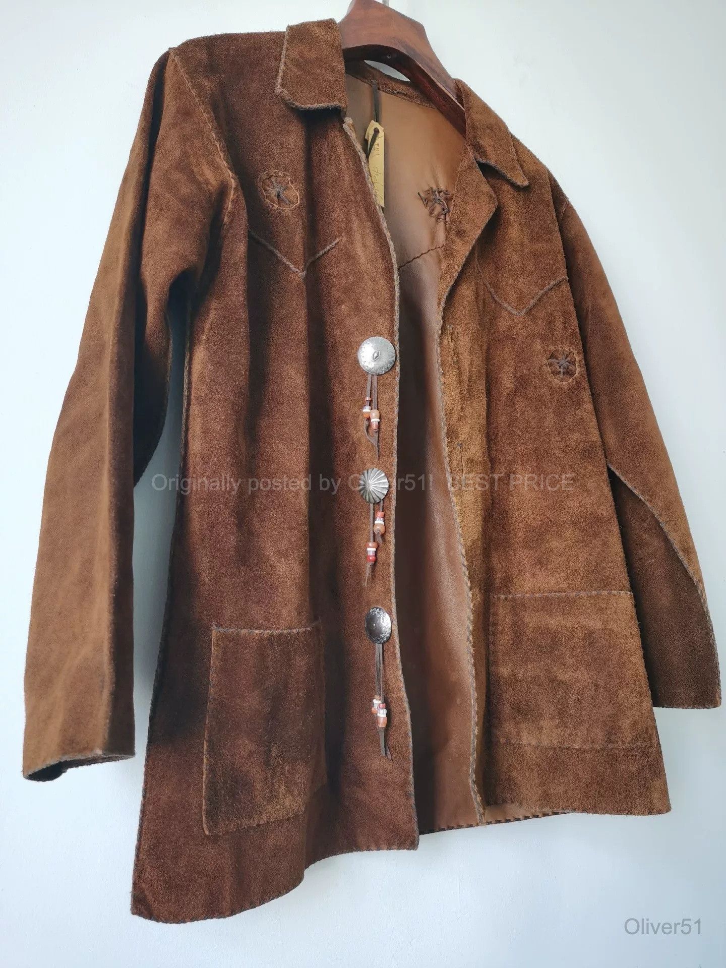 Vintage Sisii Handmade Western Leather Jacket Mexico BFAJNOP444 | Grailed