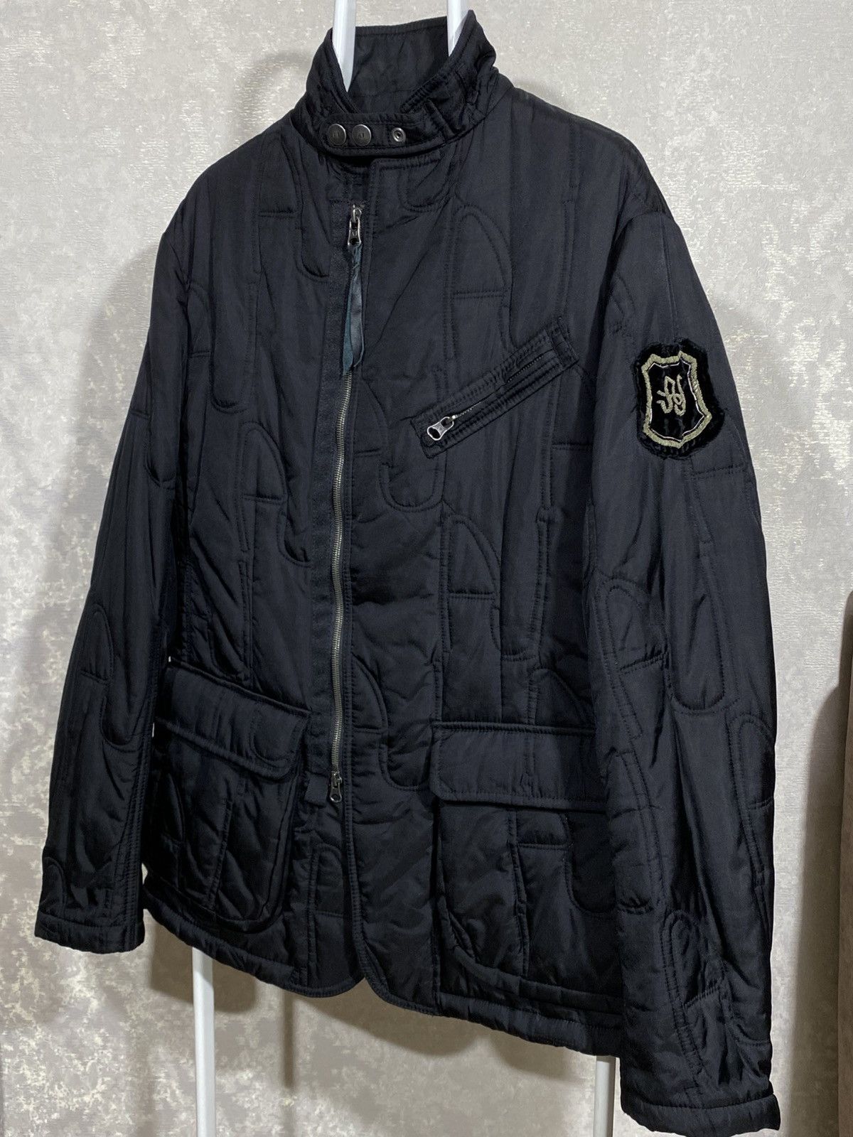 Armani × Barbour × Loro Piana Armani Jeans quilted jacket luxury Mens Size US L / EU 52-54 / 3 - 9 Thumbnail
