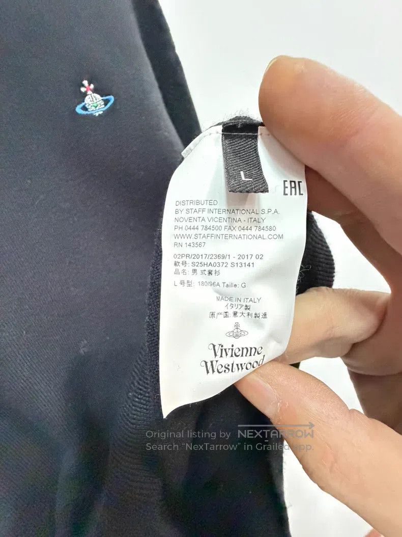 Vivienne Westwood Vivienne Westwood Black Saturn Sweater Size US L / EU 52-54 / 3 - 3 Thumbnail
