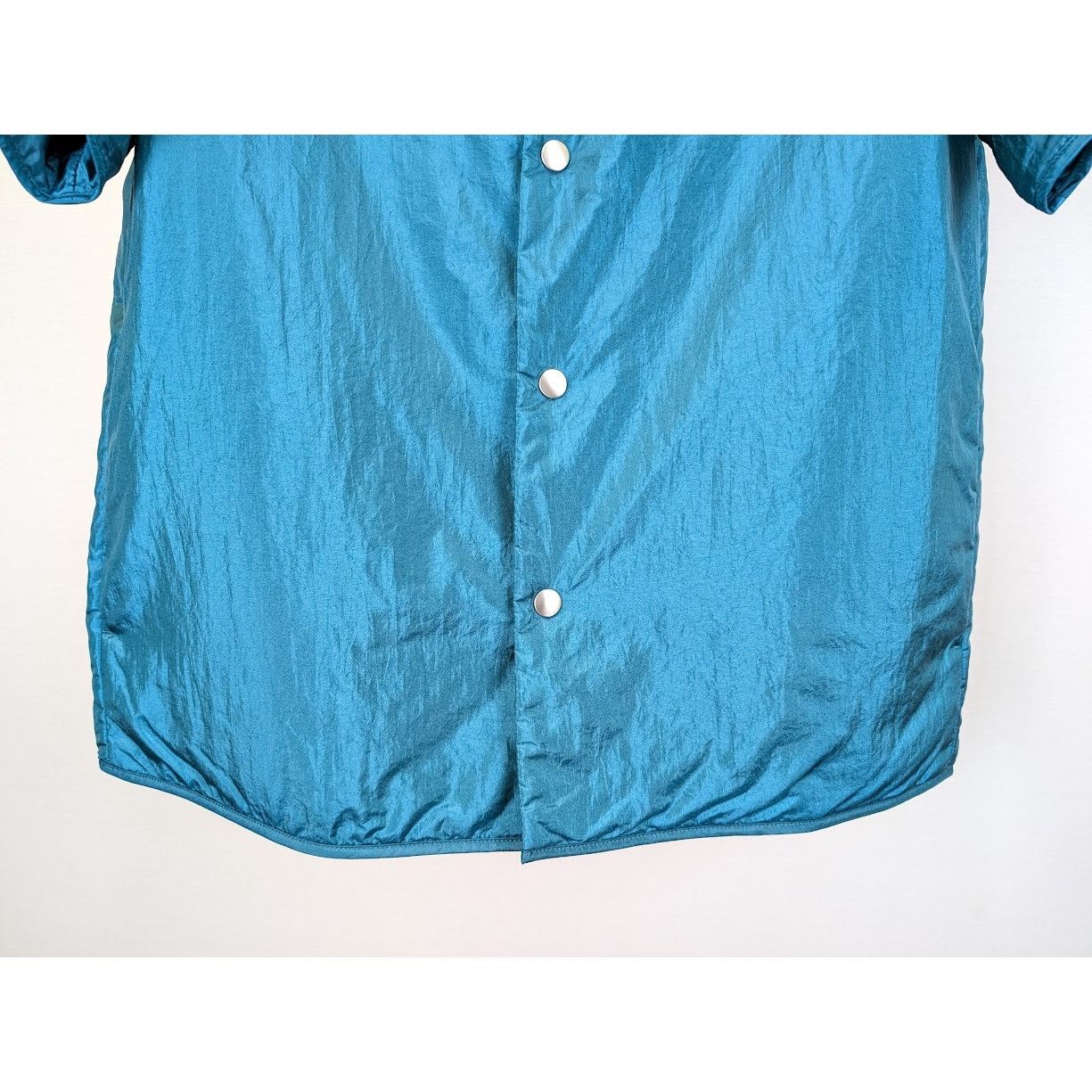 Jil Sander o1rshd1 CC20 Short Sleeve Shirt in Blue Size US M / EU 48-50 / 2 - 5 Thumbnail