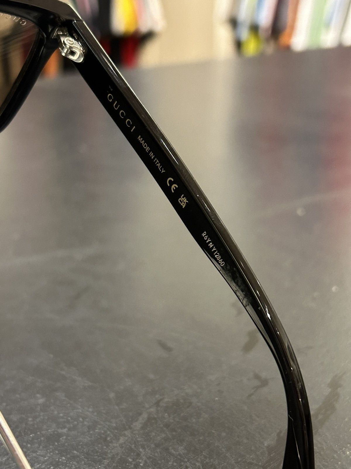 Gucci Gucci Oversized Square Sunglasses Size ONE SIZE - 6 Thumbnail