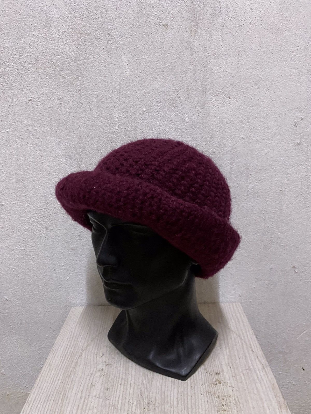Japanese Brand Japanese Brand Crochet Beanie Hat Size ONE SIZE - 2 Thumbnail