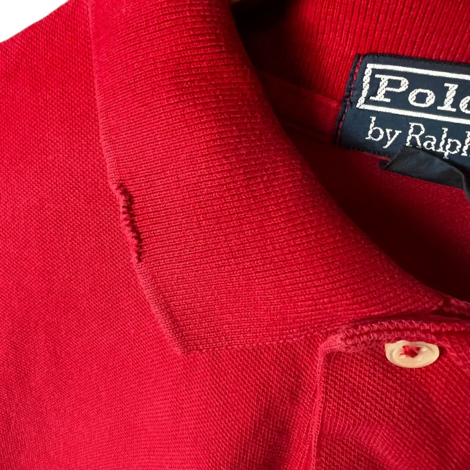 Polo Ralph Lauren NWT Men's Polo by Ralph Lauren Distressed Polo Shirt - XL Size US XL / EU 56 / 4 - 7 Thumbnail