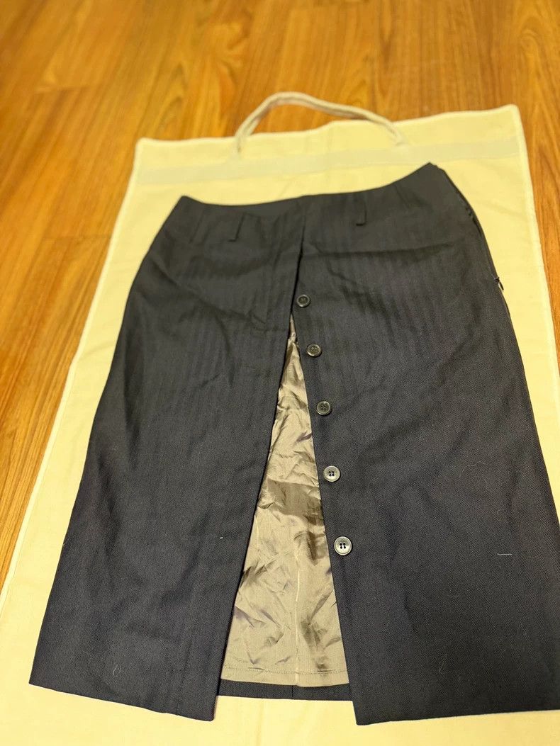 Dries Van Noten dries van noten size:38 Grey skirt 2505-Nextarrow Size 42" / US 20 - 1 Thumbnail