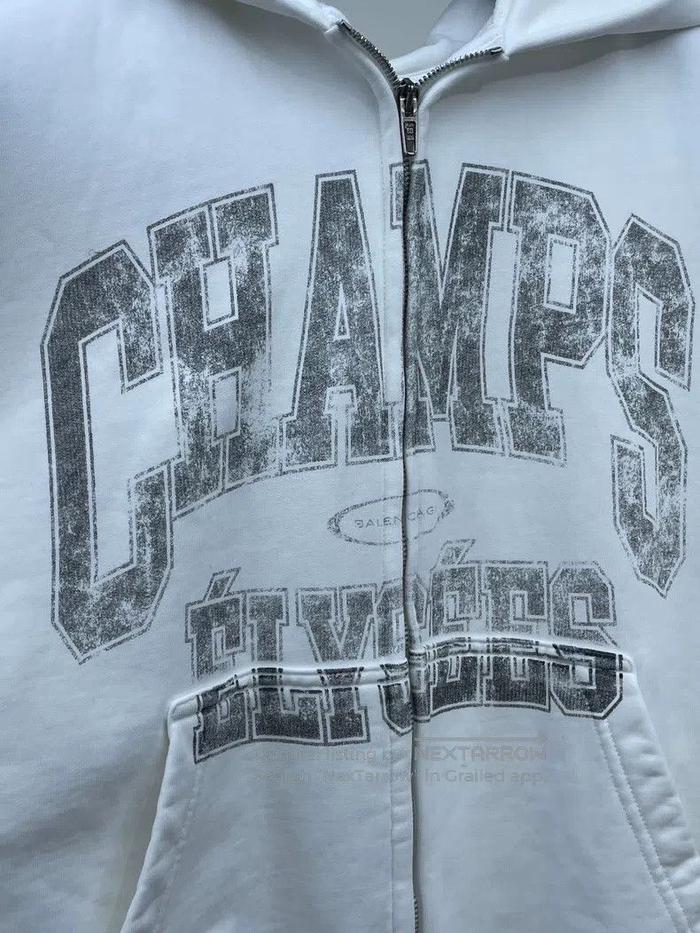 Balenciaga Balenciaga Blurred Letter Hooded Sweatshirt Size US XS / EU 42 / 0 - 3 Thumbnail