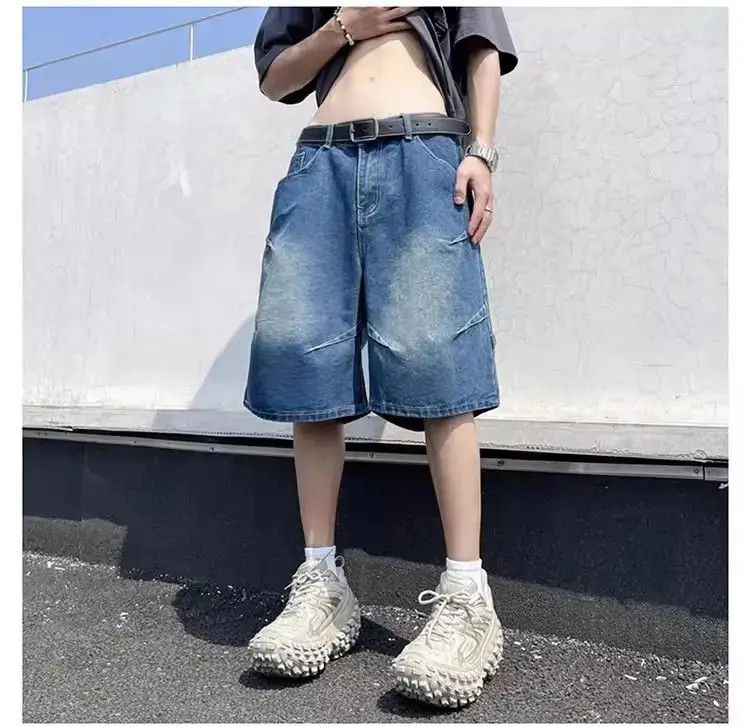 Japanese Brand Retro straight leg washed jeans Size US 32 / EU 48 - 6 Thumbnail
