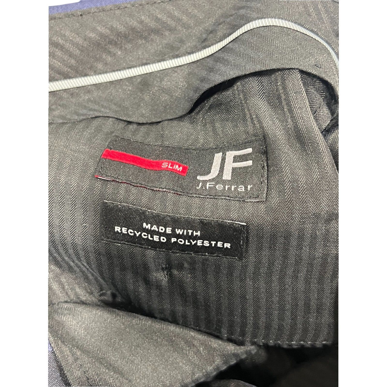 Other J.Ferrar - Men's Stretch Fabric Slim Fit Flat Front Suit Size US 28 / EU 44 - 10 Thumbnail