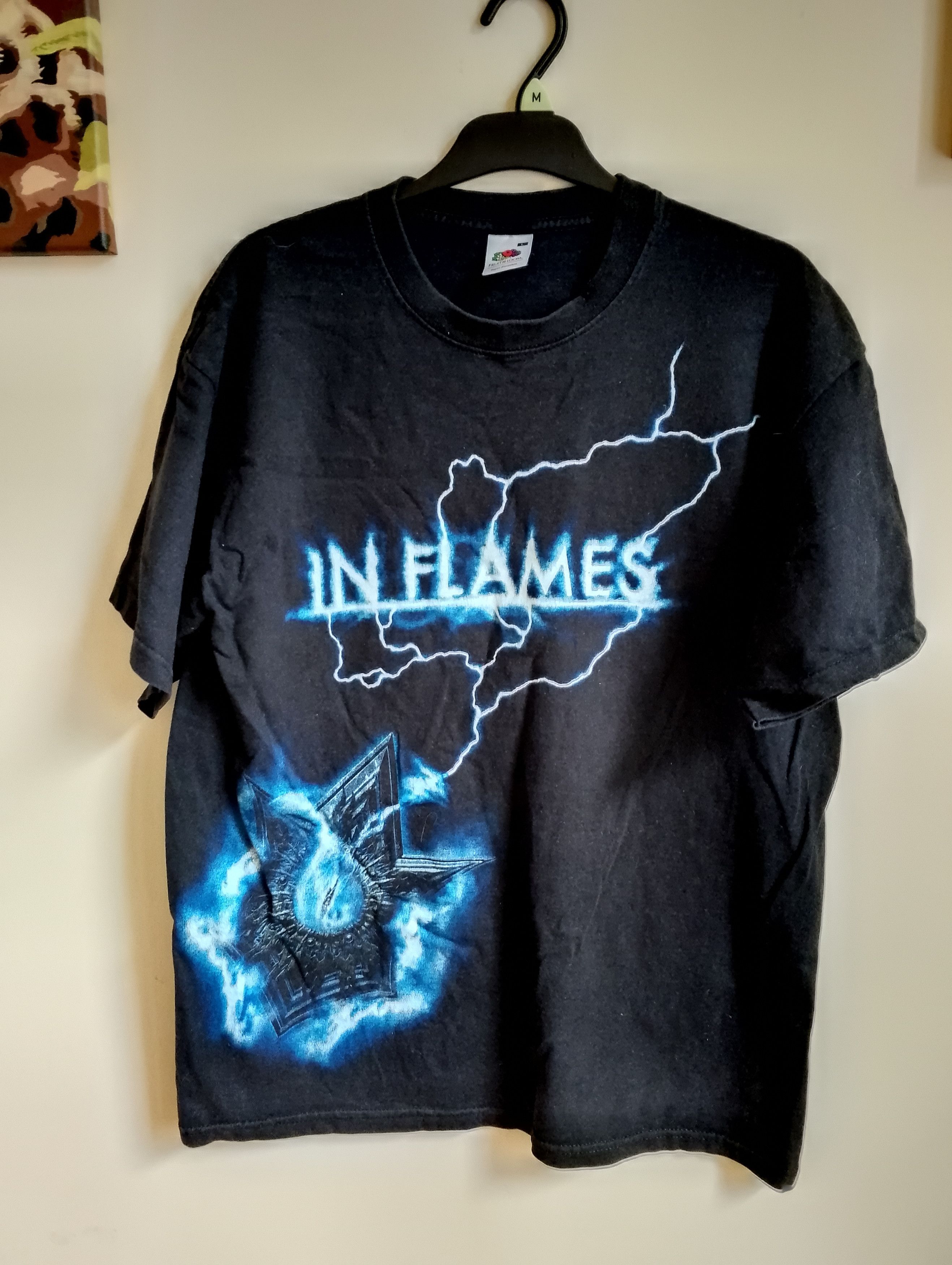 Band Tees Vintage In Flames Metal Band 00s Tee Size US L / EU 52-54 / 3 - 1 Thumbnail