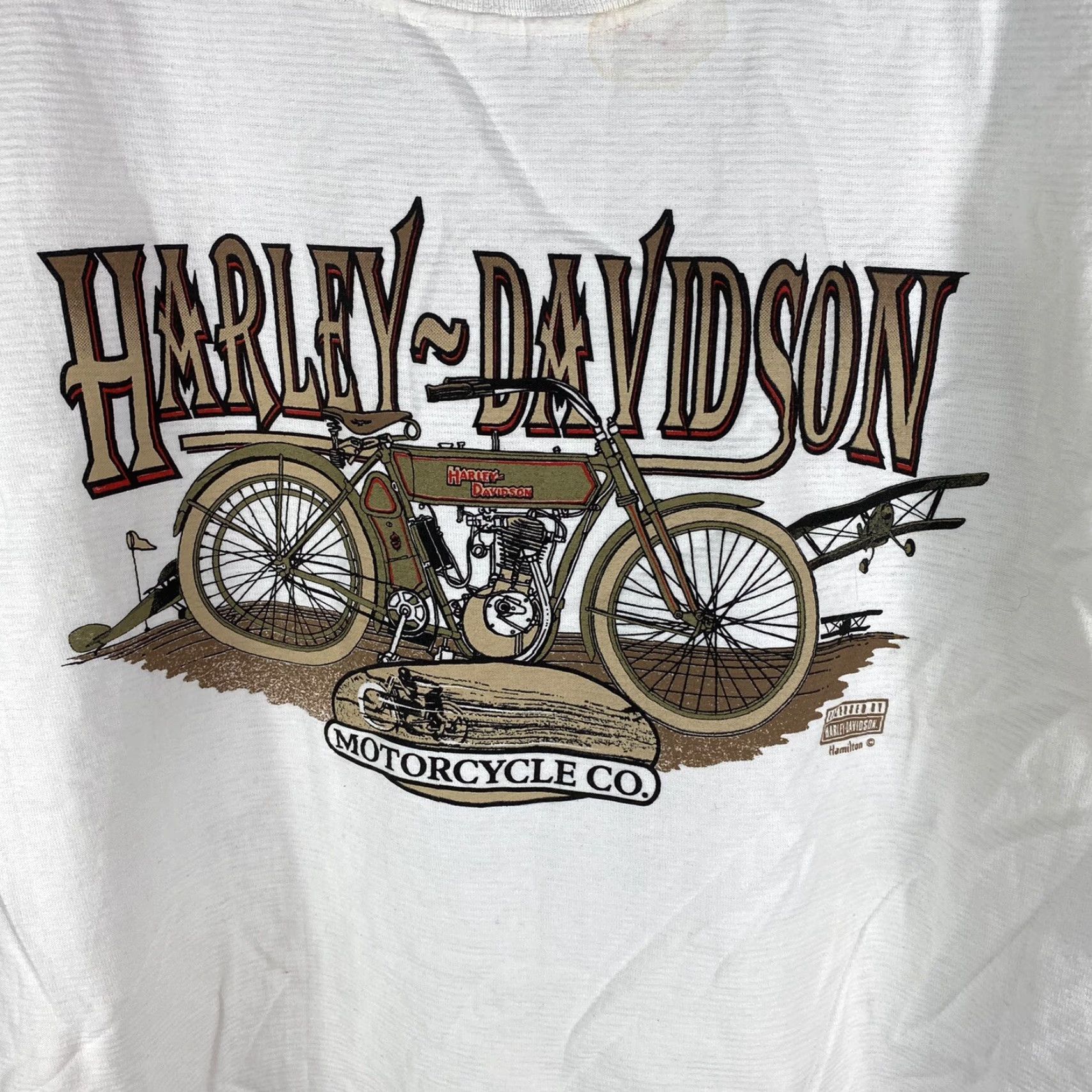 Harley Davidson VINTAGE Harley-Davidson T-shirt Calgary Canada XL 1999 90s XL Mens Girls Womens? Size US XL / EU 56 / 4 - 3 Thumbnail