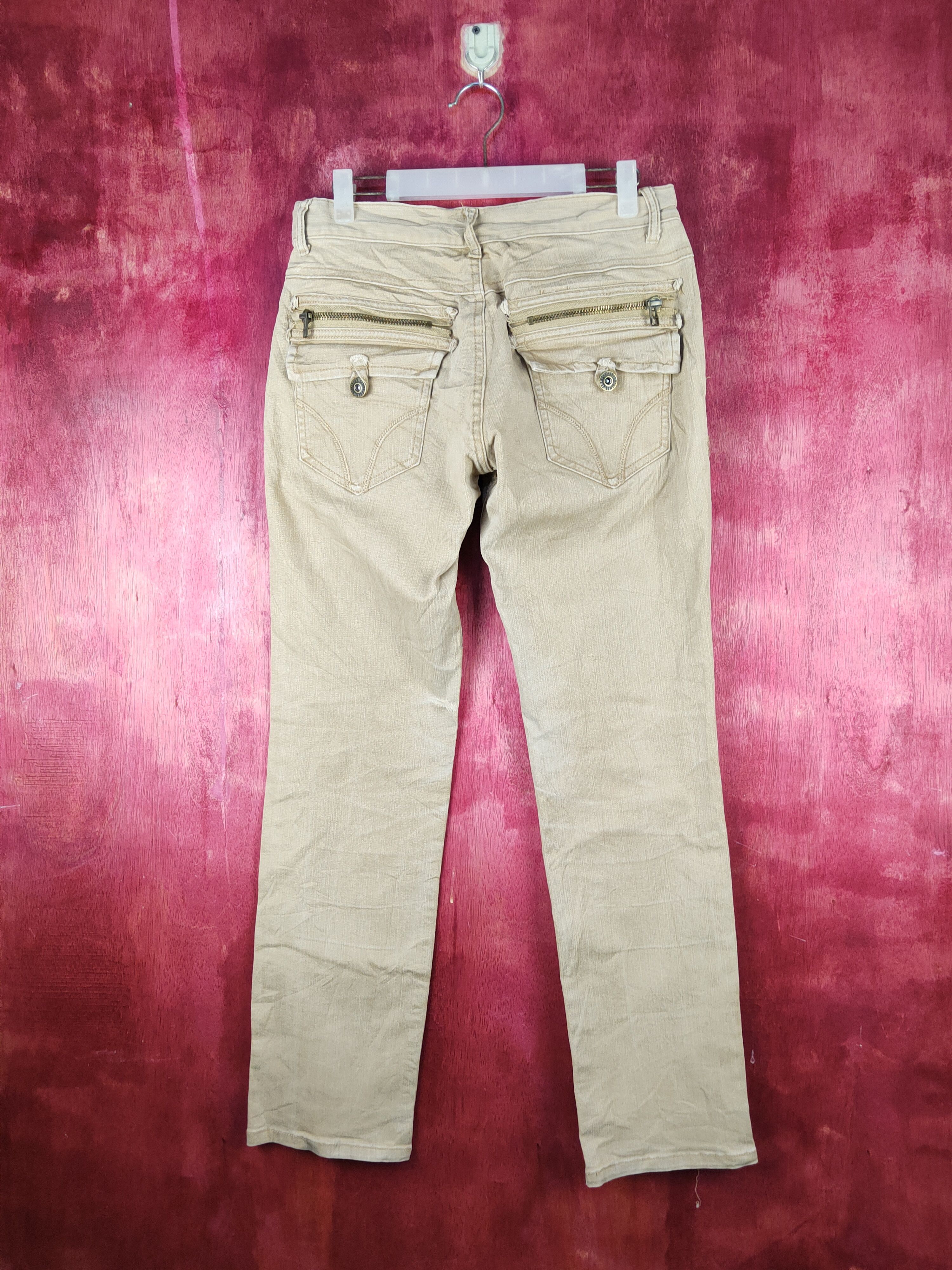 Japanese Brand Japanese Brand Brown Faded Multipocket Jeans #S1575 Size US 31 - 7 Thumbnail