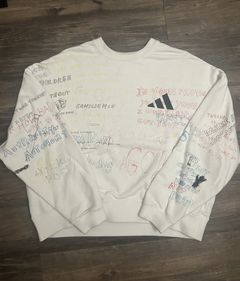 Yeezy 2024 handwriting sweatshirt