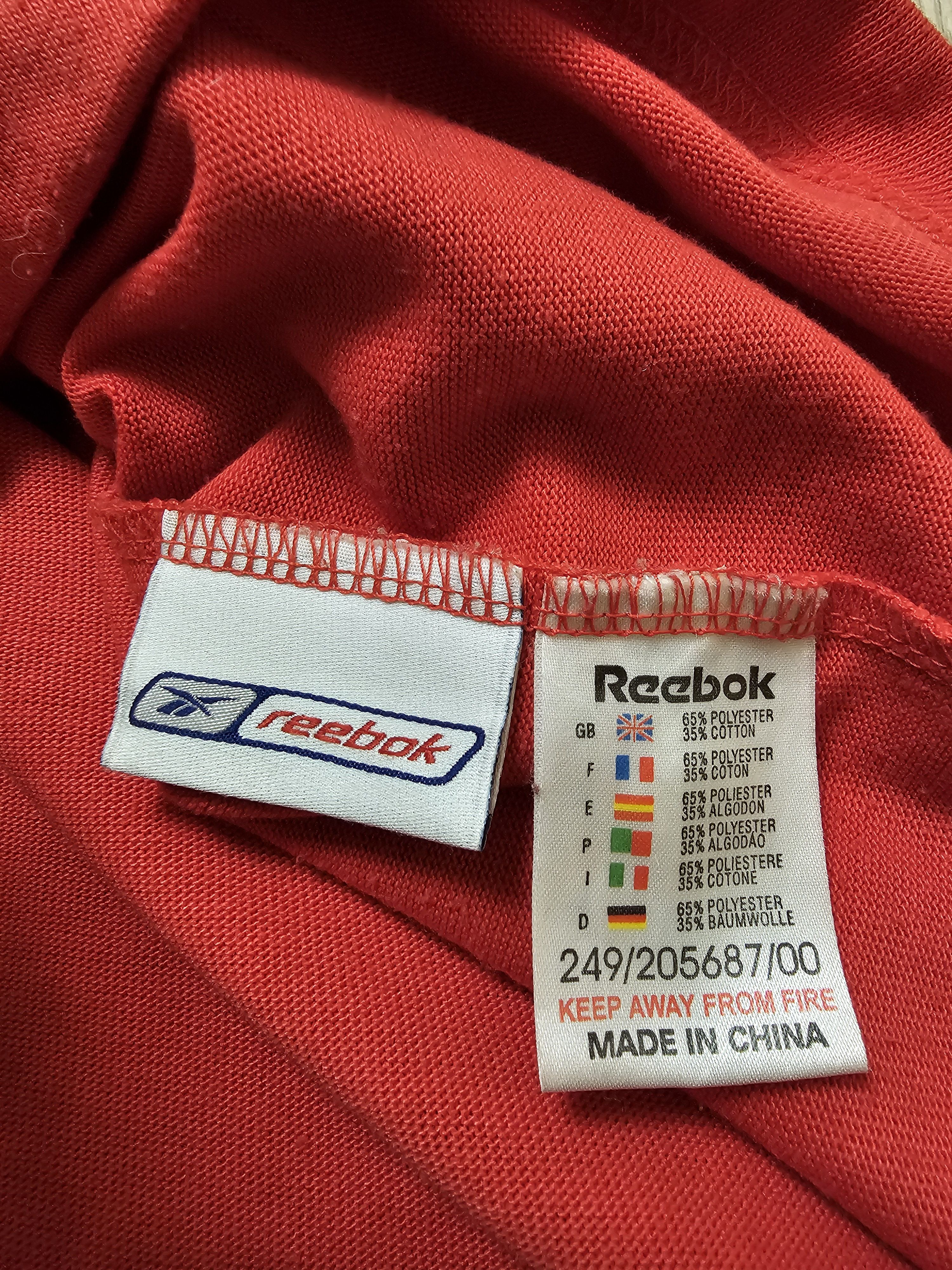 Reebok WALES RUGBY JERSEY VINTAGE LONG 2001 WRU RUGBY SHIRT Size US M / EU 48-50 / 2 - 10 Thumbnail