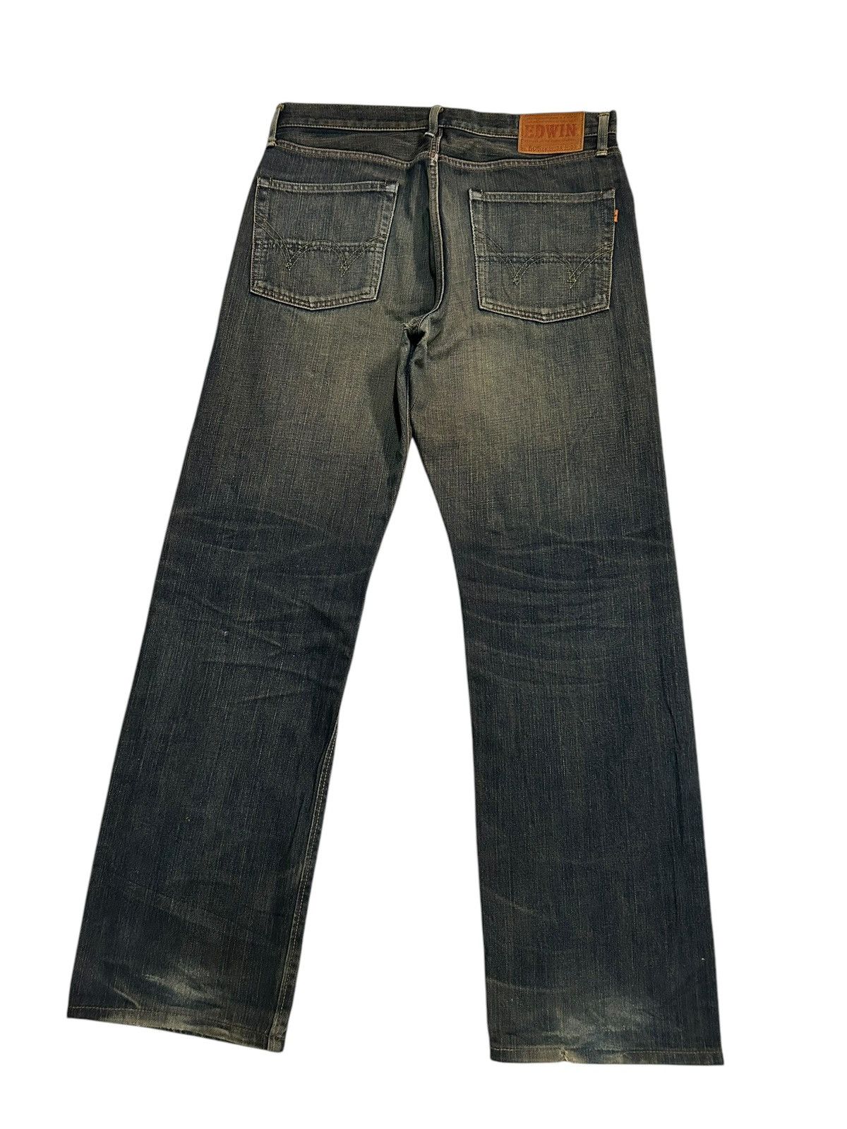 Japanese Brand × Kapital × Vintage Edwin Selvedge Rusty Vintage Japanese Denim Jeans Size US 35 - 3 Thumbnail