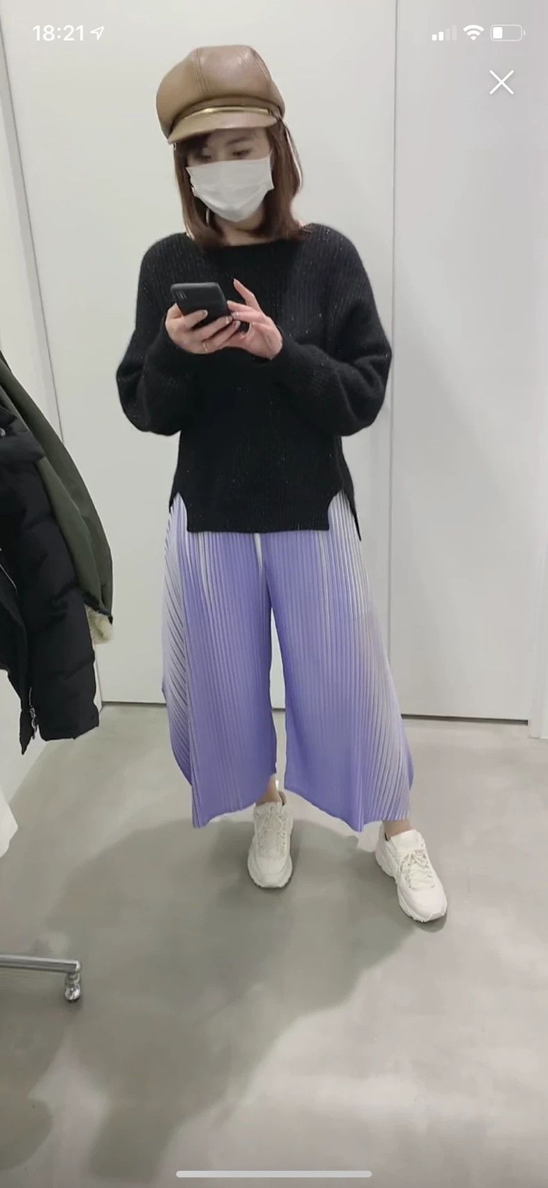 Issey Miyake Issey Miyake size:3 Light purple pleated short-sleeved top Size M / US 6-8 / IT 42-44 - 7 Thumbnail