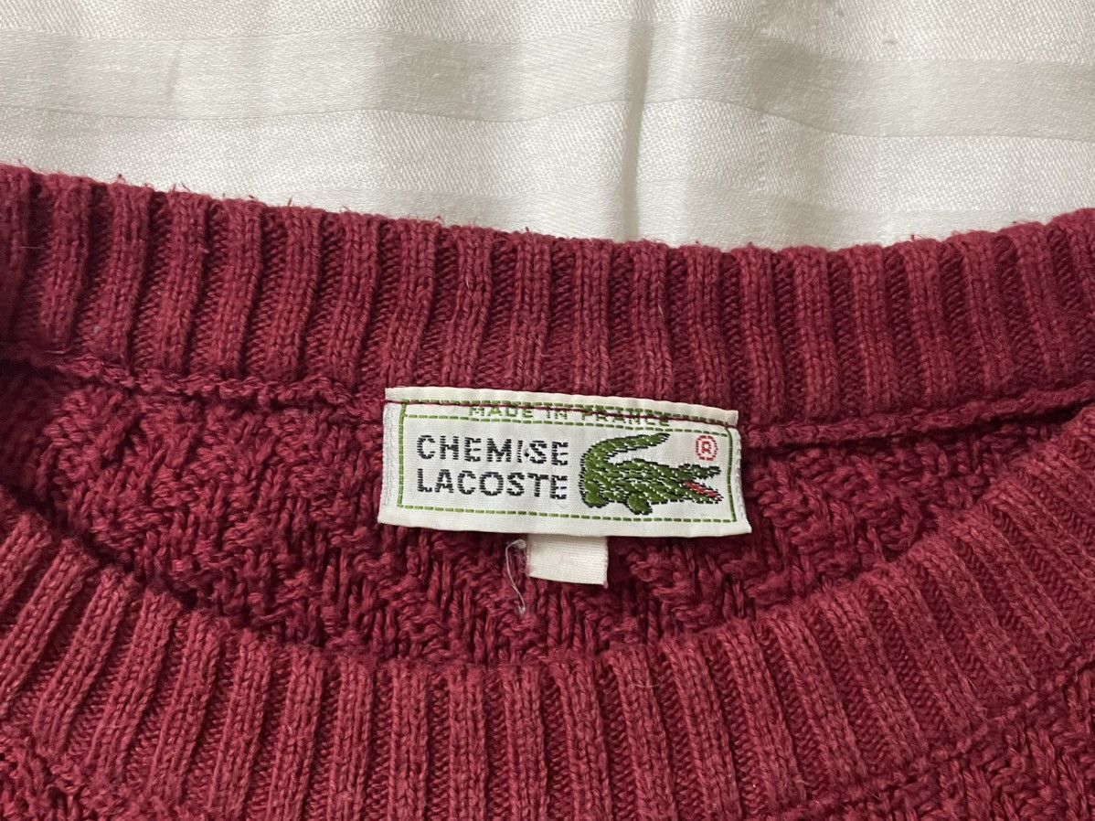 Lacoste Vintage Lacoste Knitted Sweater Size US XL / EU 56 / 4 - 9 Thumbnail