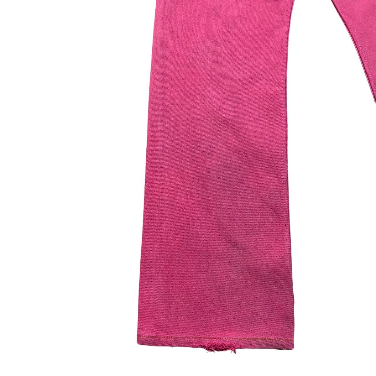 Levi's Vintage Levis 501xx Pink Denim Jeans Size US 32 / EU 48 - 15 Thumbnail