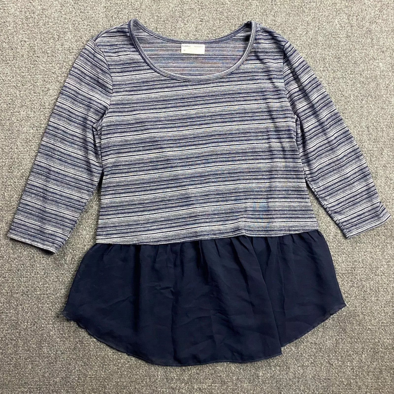 Other Bobbie Brooks Top Women's 1X Plus Striped Adults Size XL / US 12-14 / IT 48-50 - 1 Thumbnail