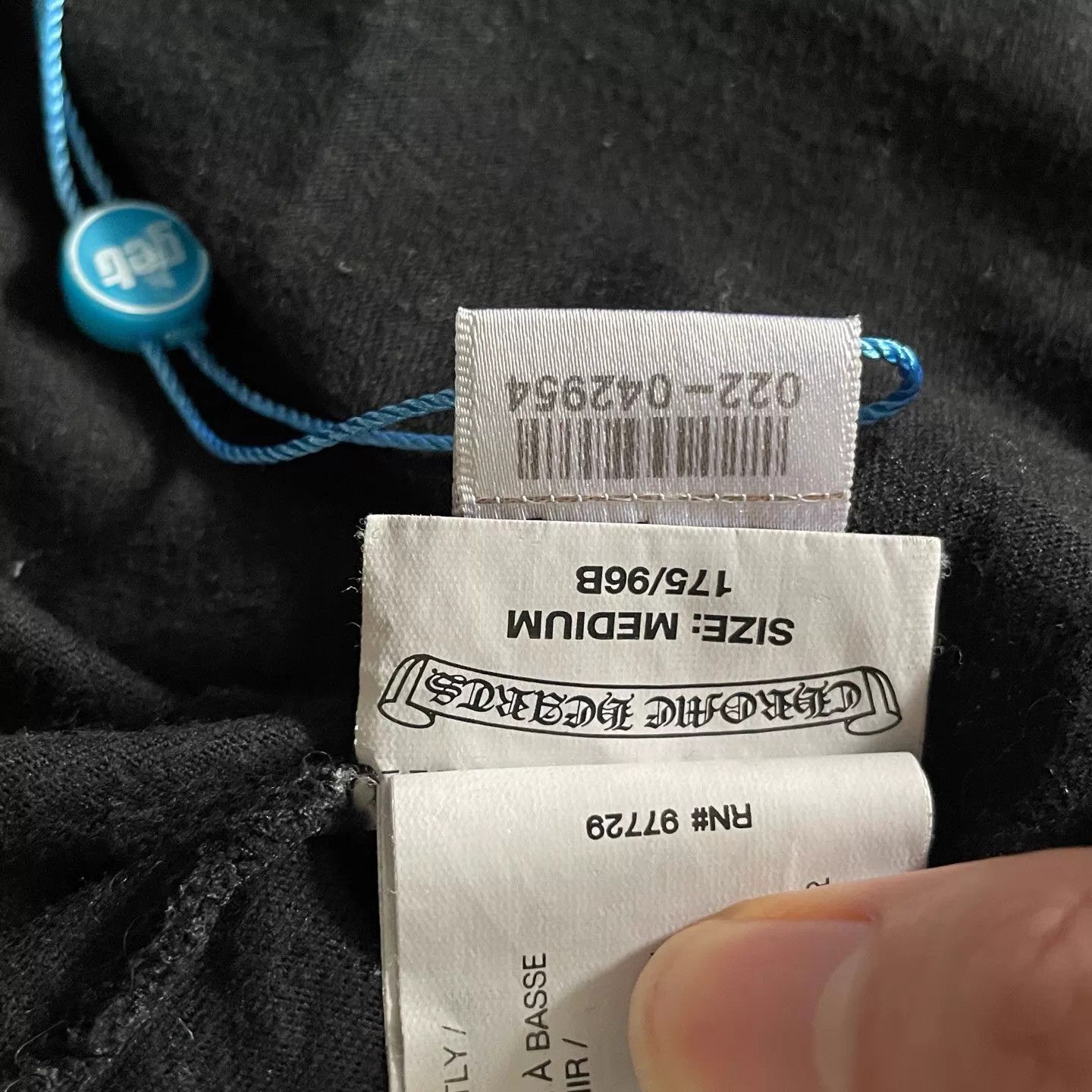 Chrome Hearts Chrome Hearts HK Limited Black Horse Shoe LS M 99N Size US M / EU 48-50 / 2 - 5 Thumbnail