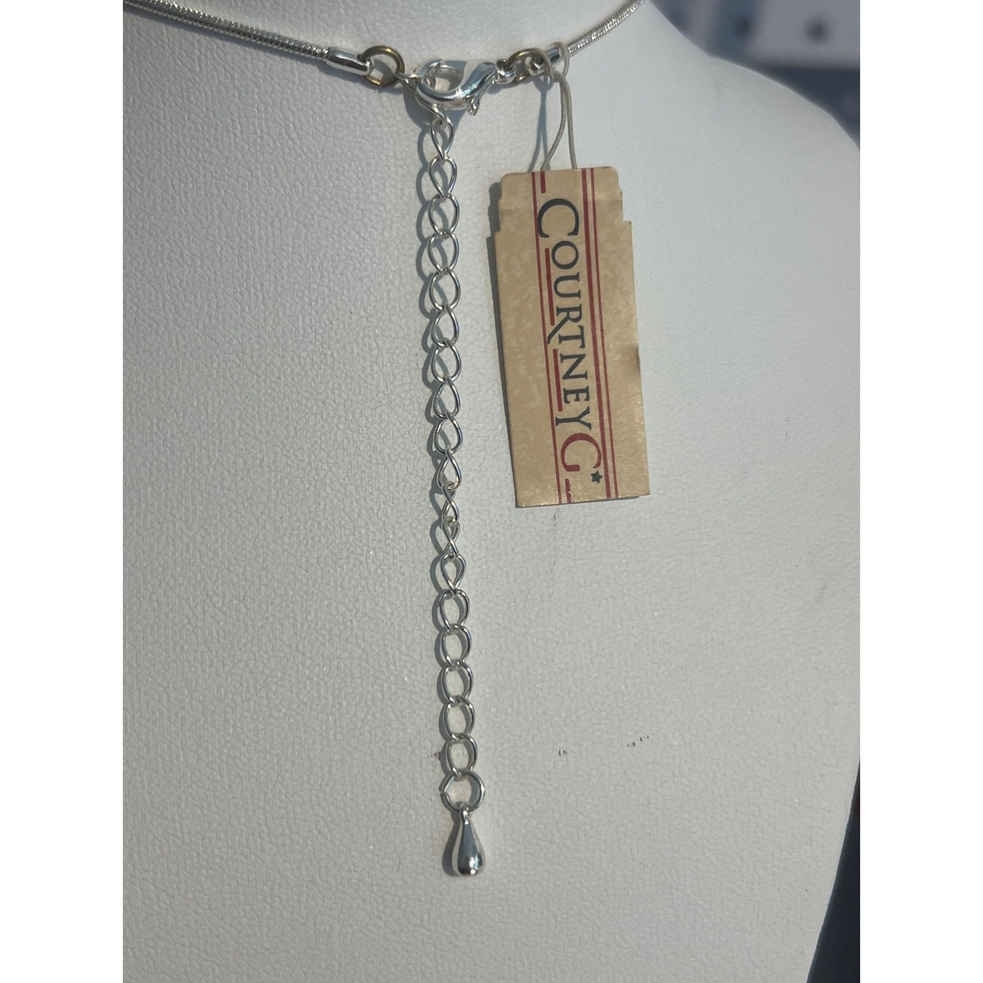 Other Strawberry Pendant Necklace Silver Tone Chain Courtney C Red Size ONE SIZE - 4 Thumbnail