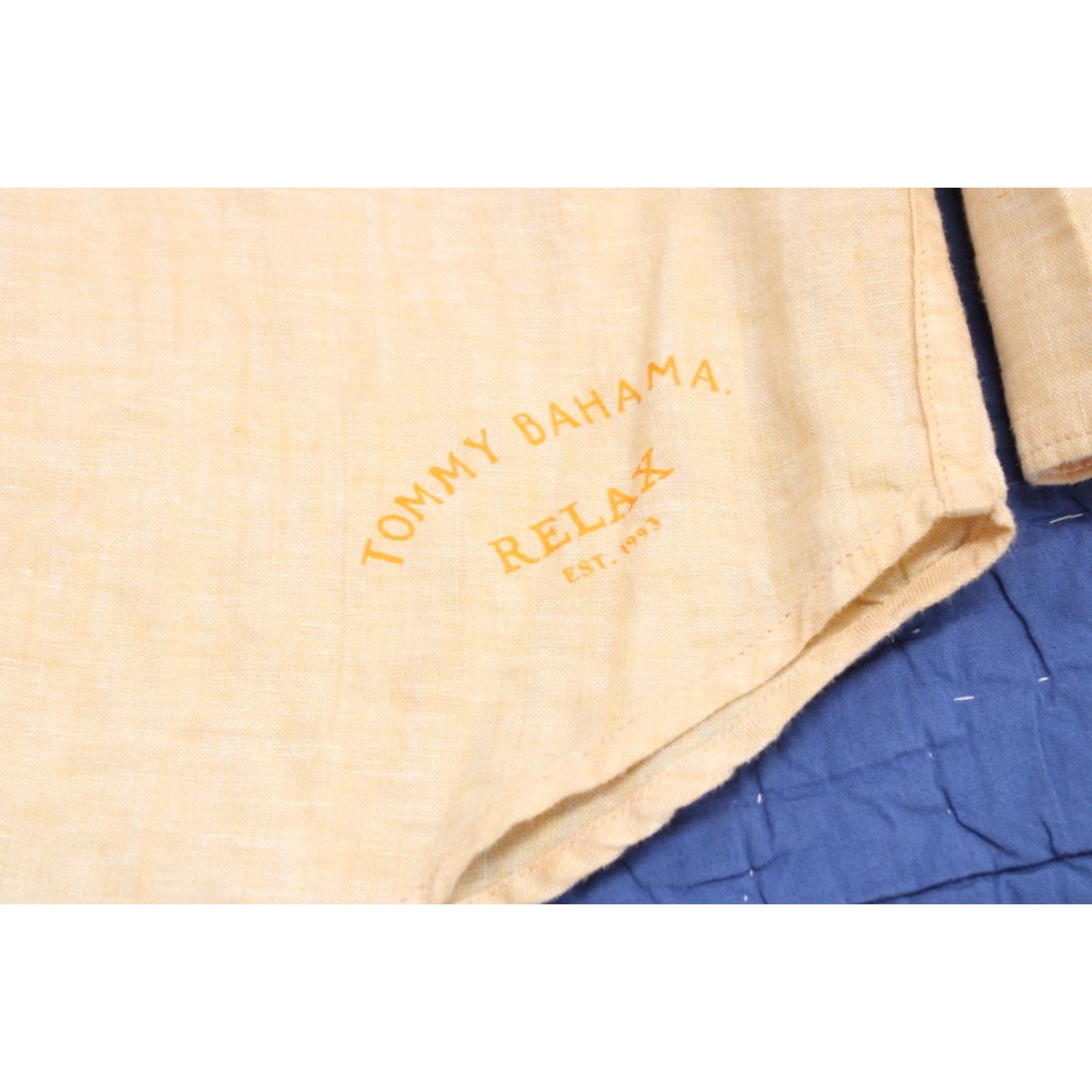 Tommy Bahama VINTAGE Tommy Bahama Linen Shirt Men's XXL Orange Long Sleeve Summer Beach Comfort Relax Size US XXL / EU 58 / 5 - 5 Thumbnail