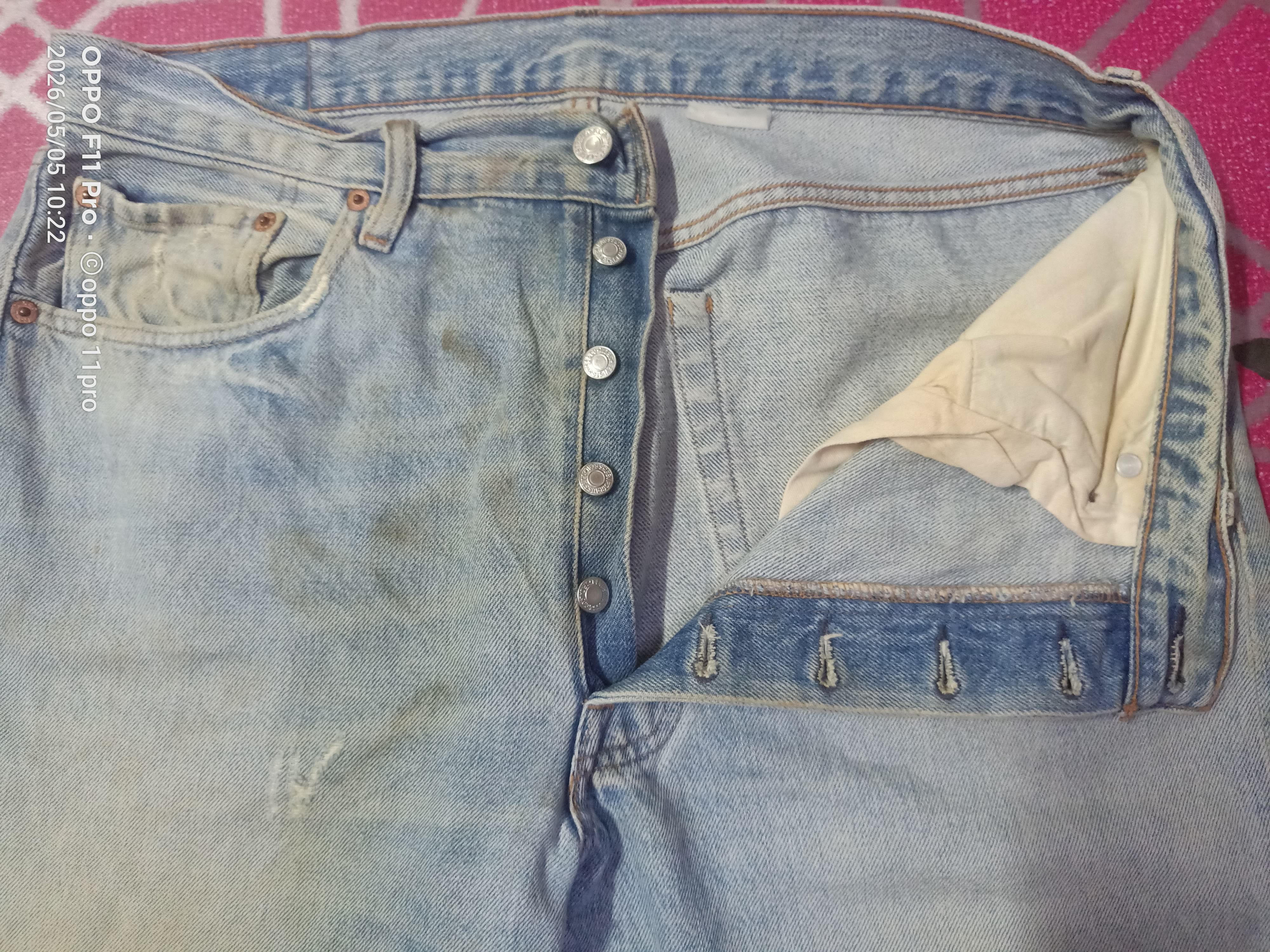 Levi's Vintage Clothing 💥Vintage Levi's 501 LVC Redselvedge Men 35x34 Size US 35 - 14 Thumbnail