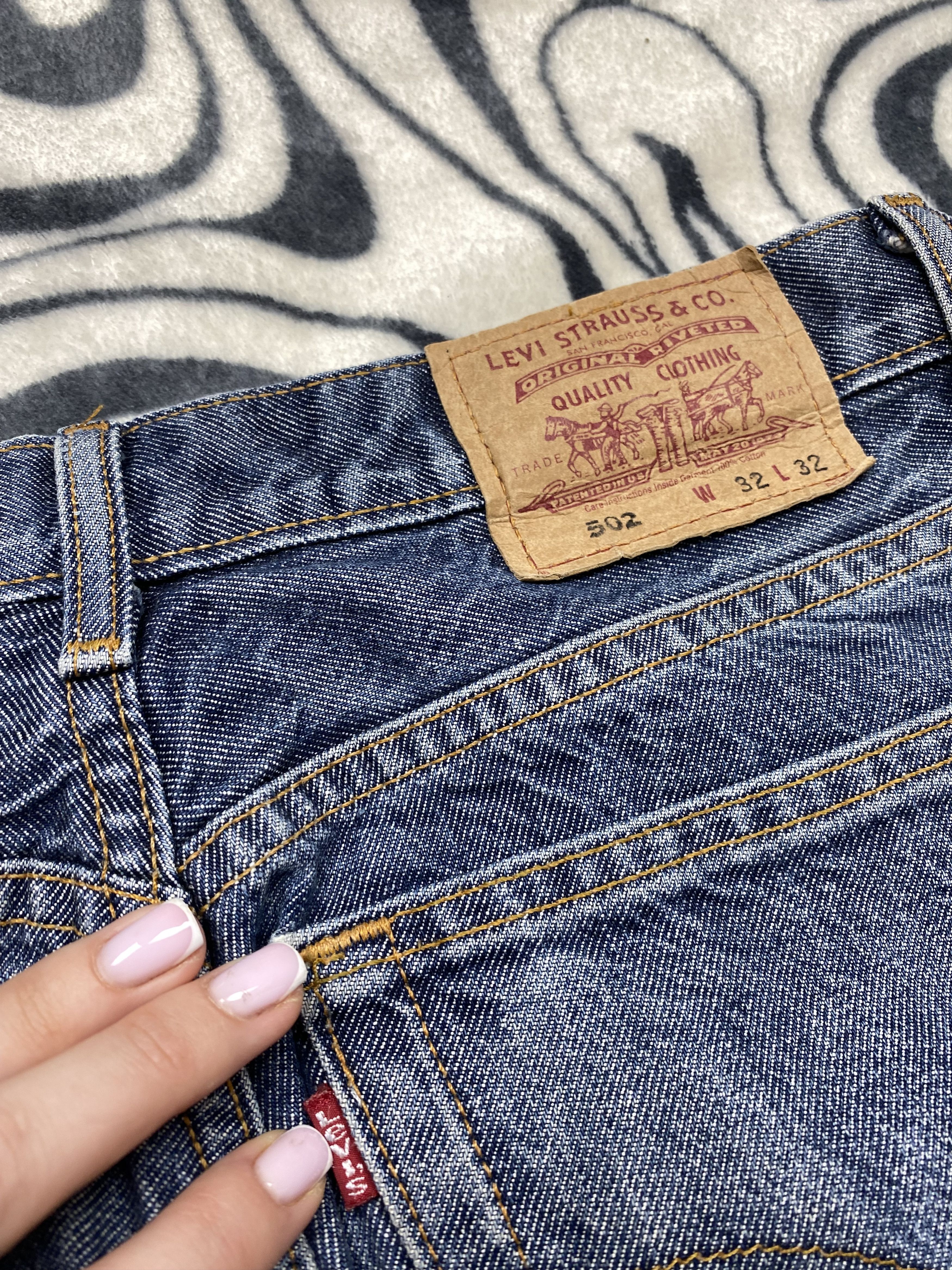 Levi's Levi's 502 Vintage Mens Denim Pants Y2K Jeans Size US 32 / EU 48 - 2 Thumbnail
