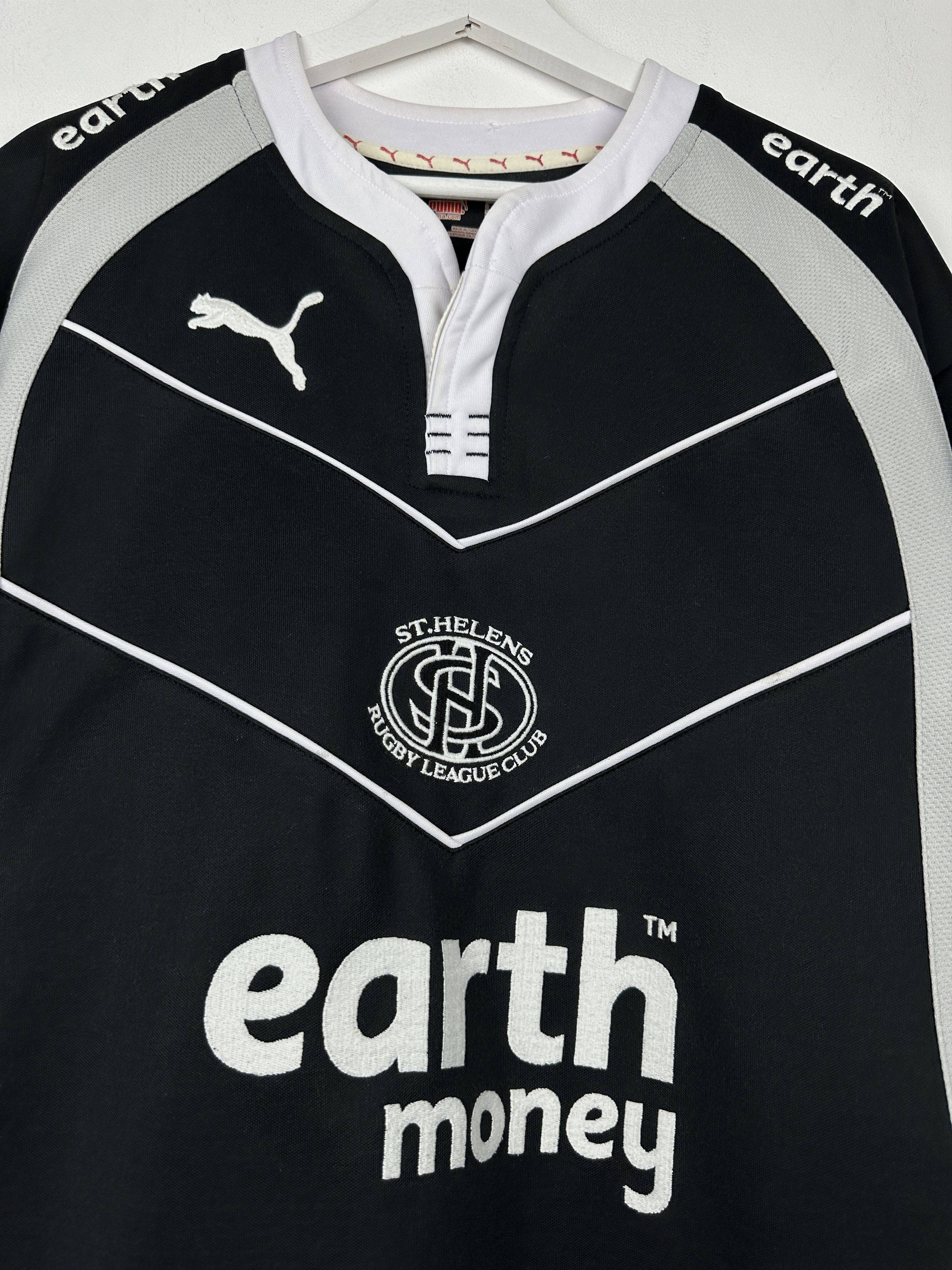 Puma St Helens 2007 Away Rugby Union League Jersey Shirt Size US L / EU 52-54 / 3 - 5 Thumbnail