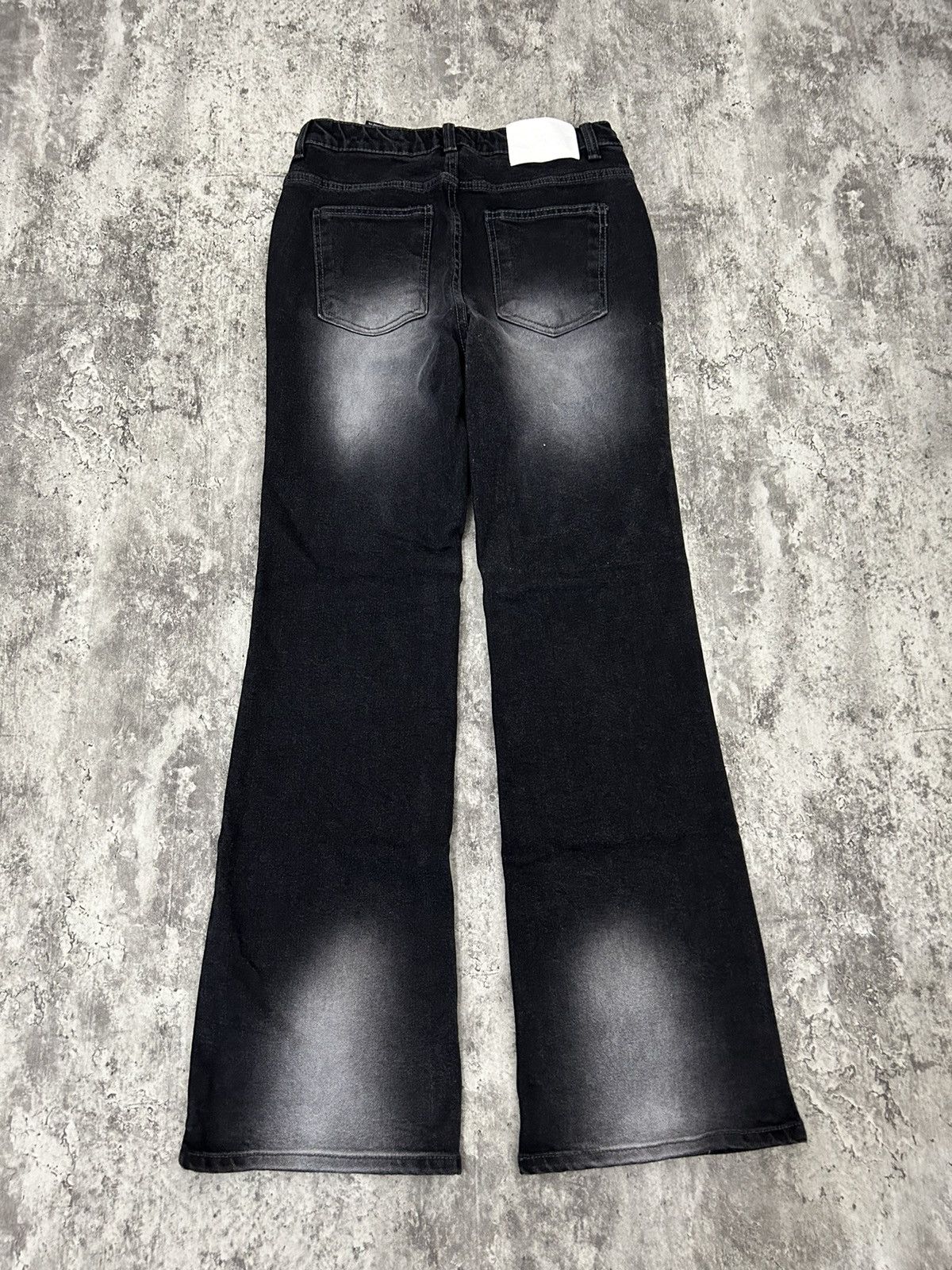 If Six Was Nine × Le Grande Bleu (L.G.B.) × Tornado Mart Millioncore Acid Wash Flare Pants Size US 27 - 2 Thumbnail