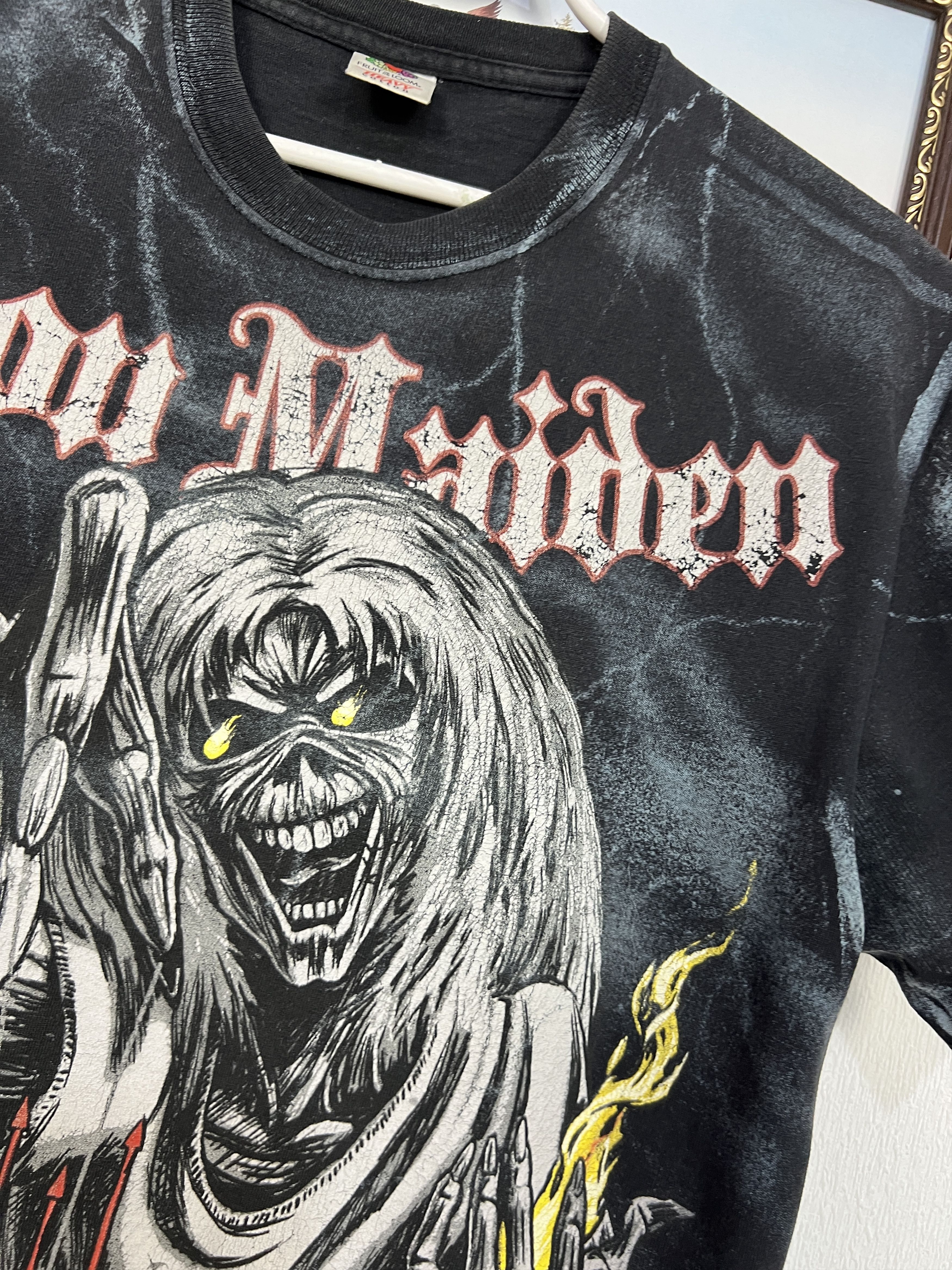 Vintage VIntage Iron Maiden The Number Of The Beast Tee Size US M / EU 48-50 / 2 - 4 Thumbnail
