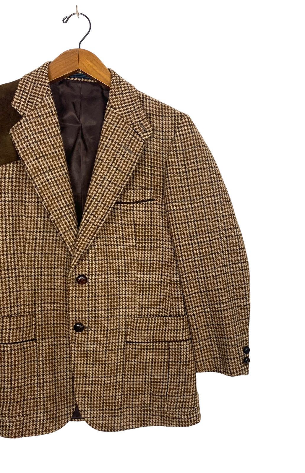 Vintage Rare‼️ Vintage The Scotch House Houndstooth Wool Coat Blazer Size US S / EU 44-46 / 1 - 2 Thumbnail