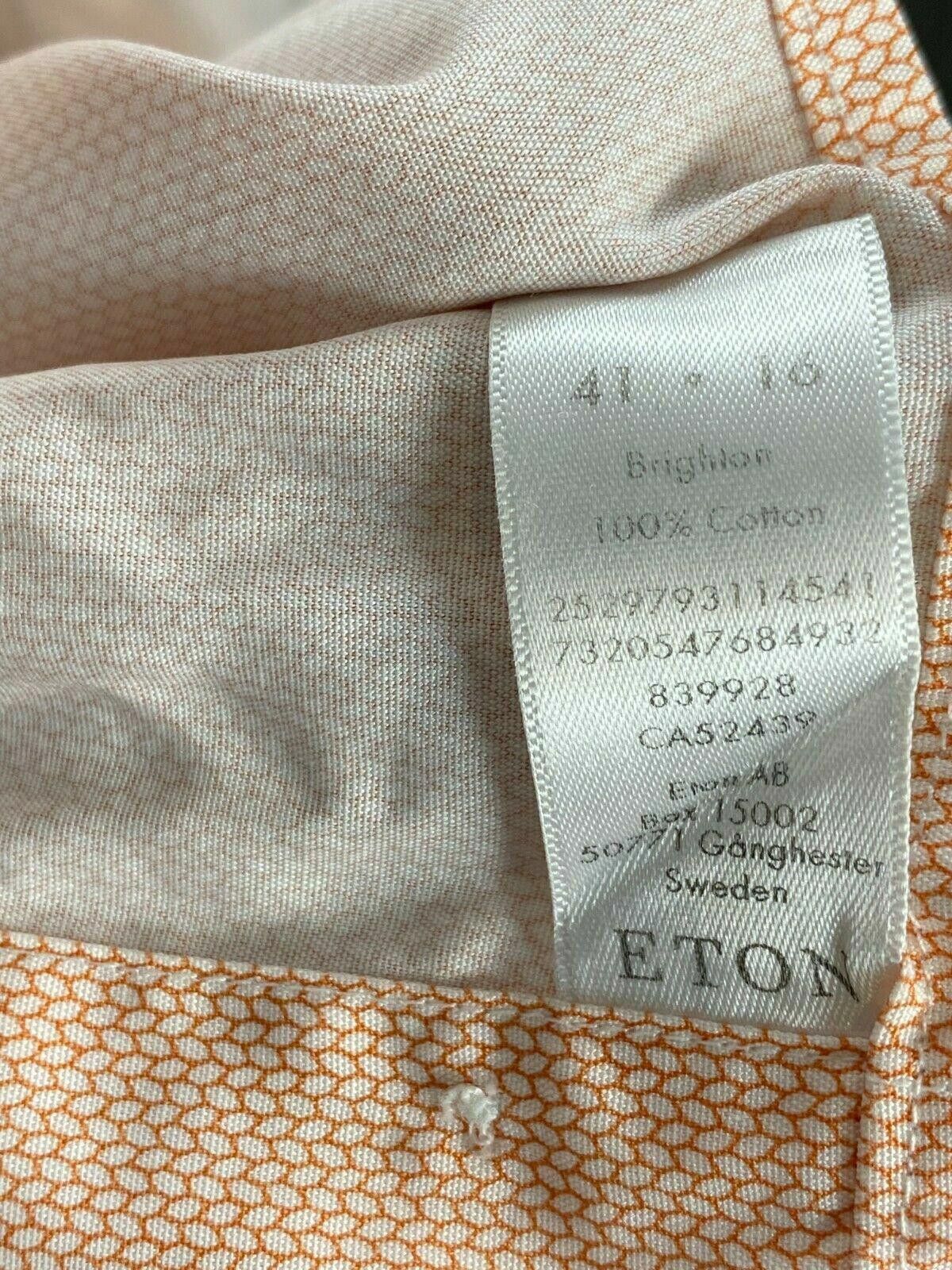 Eton Eton Contemporary Pink Button Up Dress Shirt Size 41/16 Size US M / EU 48-50 / 2 - 11 Thumbnail