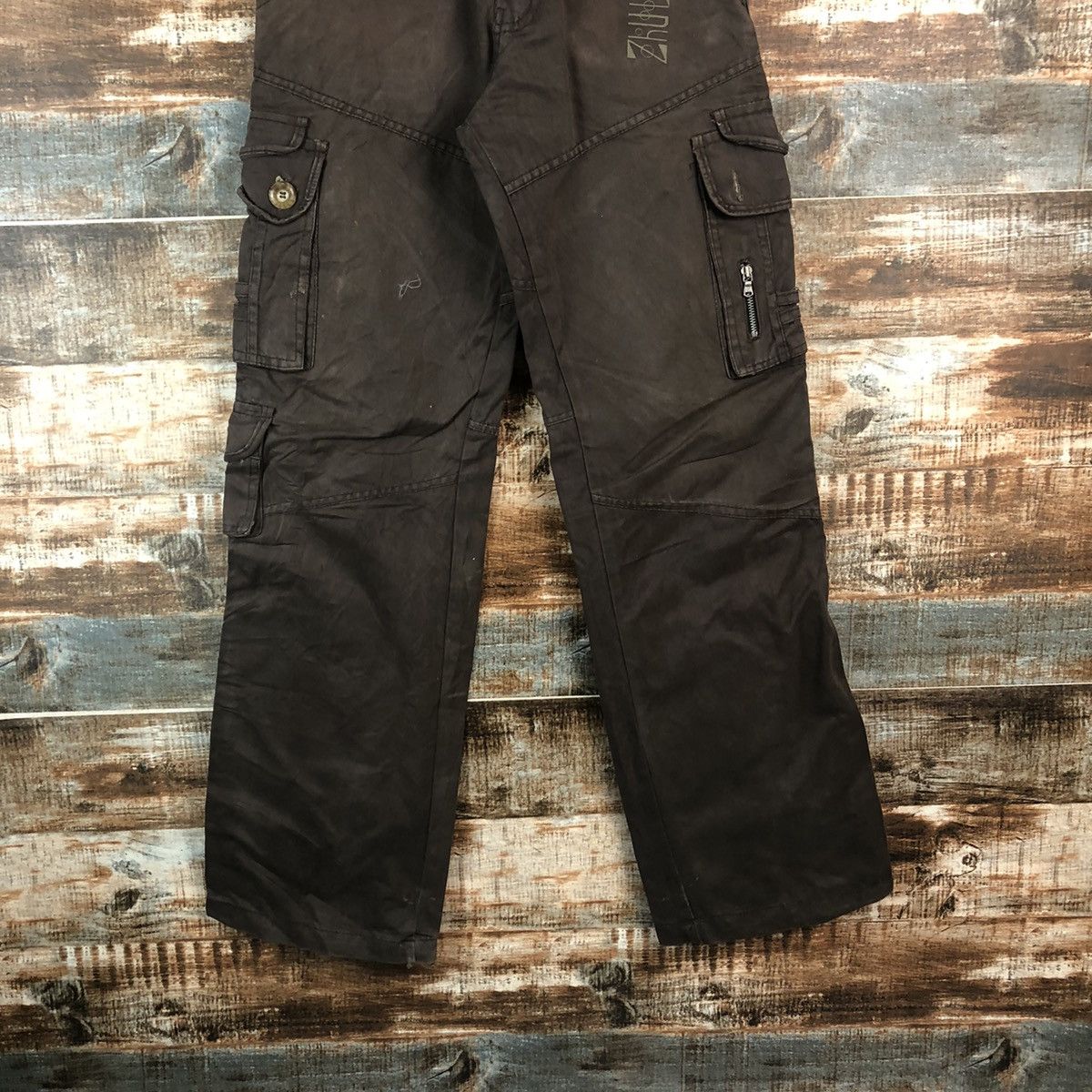 Japanese Brand DL Zhule Esports utility punk Cargo Multipocket Pants #C667 Size US 28 / EU 44 - 3 Thumbnail