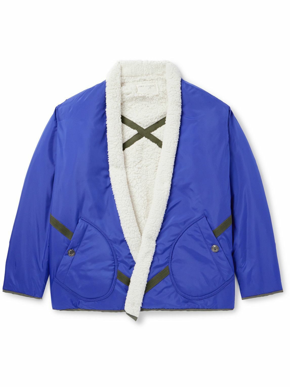 Greg Lauren $1250 Greg Lauren Nylon/Fleece 3n1 Reversible Jacket Size US S / EU 44-46 / 1 - 1 Thumbnail