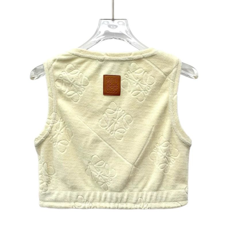 Loewe LOEWE American logo embossed cotton round neck sleeveless Size S / US 4 / IT 40 - 2 Thumbnail