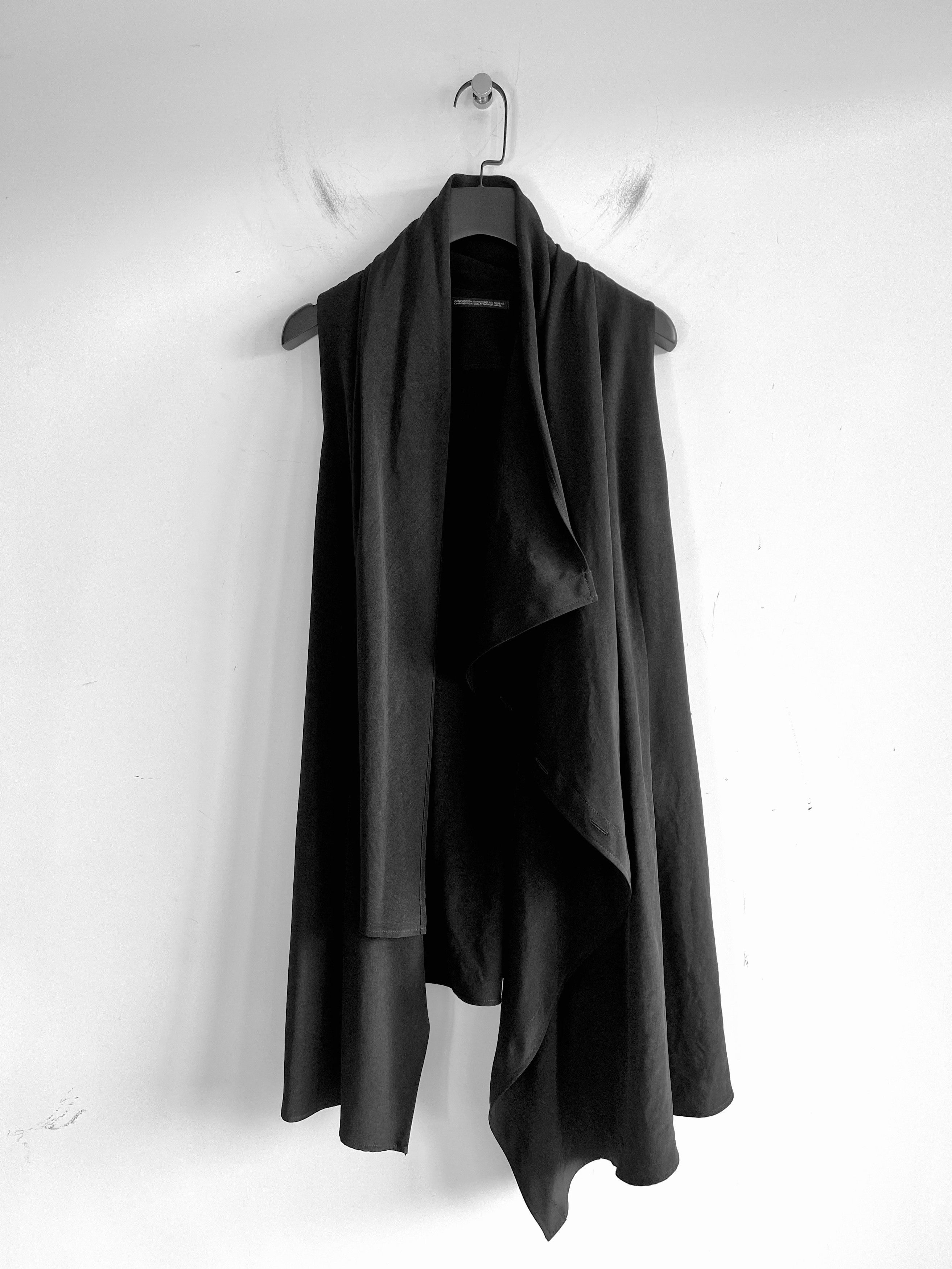 Yohji Yamamoto Yohji Yamamoto Femme - Sleeveless Long Jacket Vest Blouse Size S / US 4 / IT 40 - 14 Thumbnail