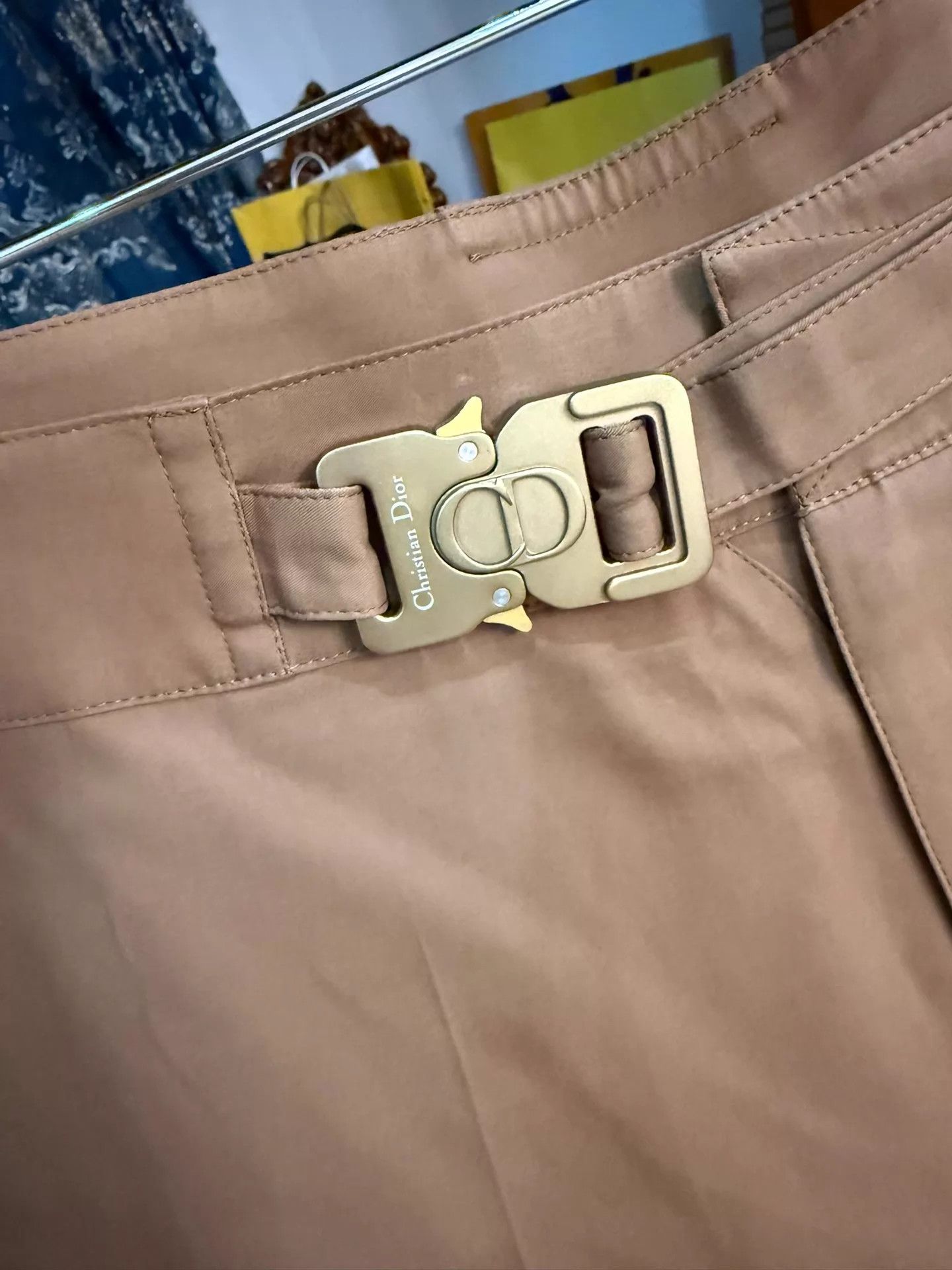 Dior DIOR men's bronze pants 50 new Dior lock closure Size US 34 / EU 50 - 3 Thumbnail